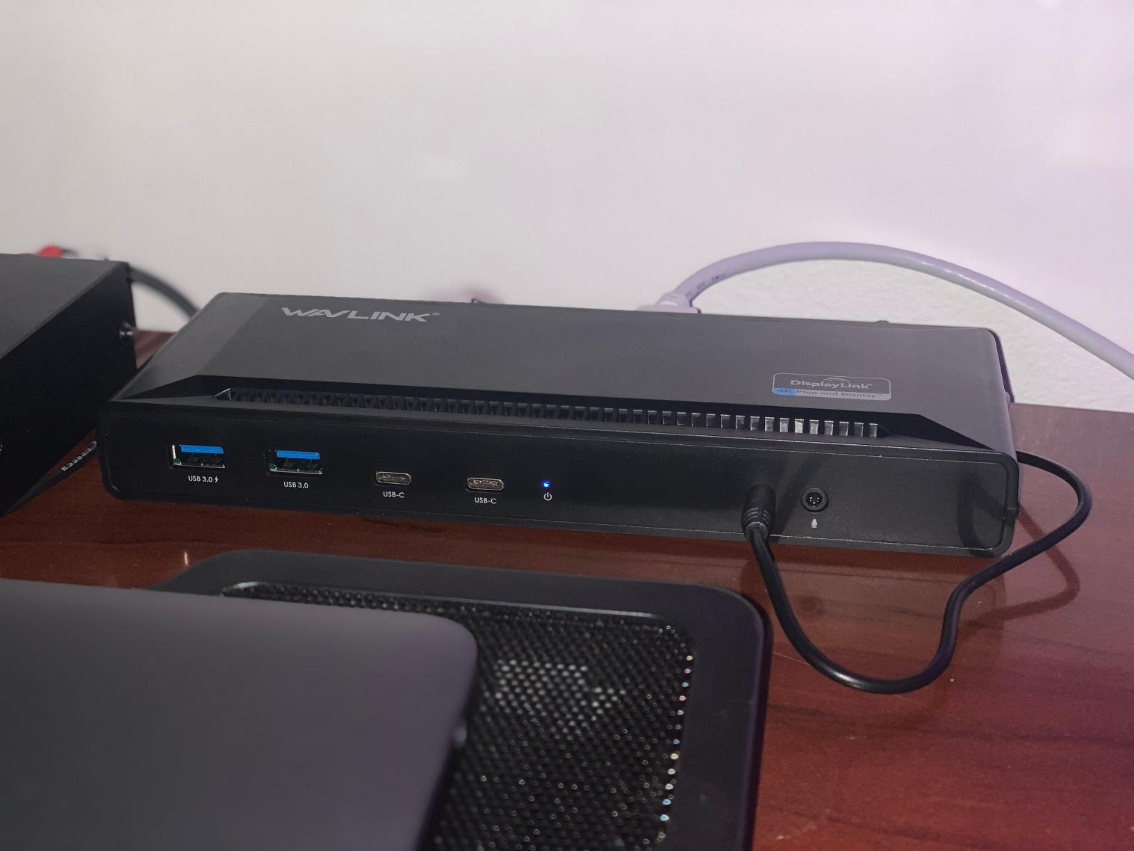 WAVLINK Universal USB C Laptop Docking Station Dual Monitors 5K/4K@60Hz with 65W Host Charging for Thunderbolt 4/3, USB-C Windows, Mac M1-M5/Macbook Neo, Chrome (2HDMI+2DP), 6USB 3.0, 1Gbps Ethernet customer photo 1