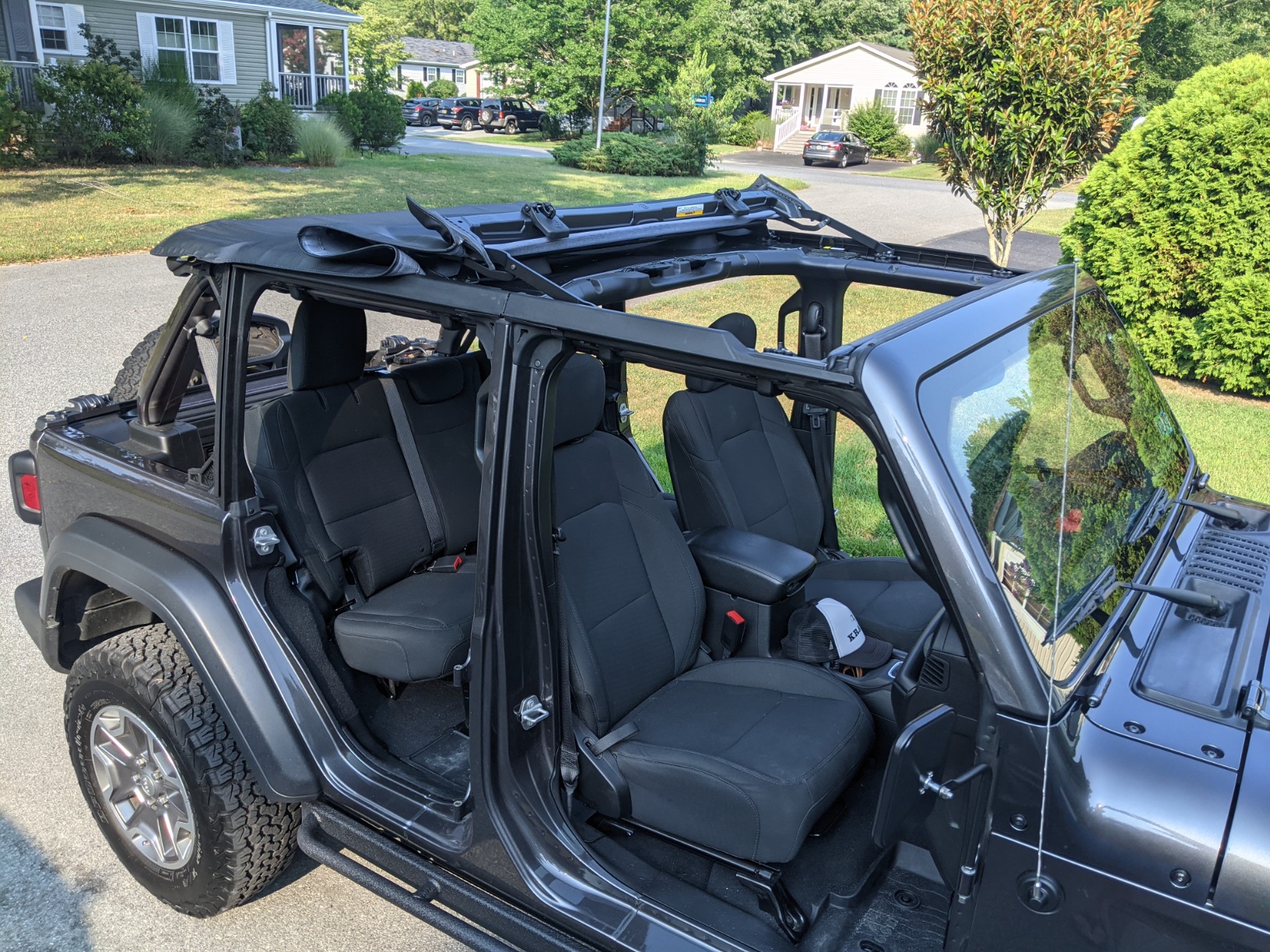 Bestop 5686335 Black Diamond All-New Trektop Soft Top 4-Door for The Jeep Wrangler JL customer photo 1