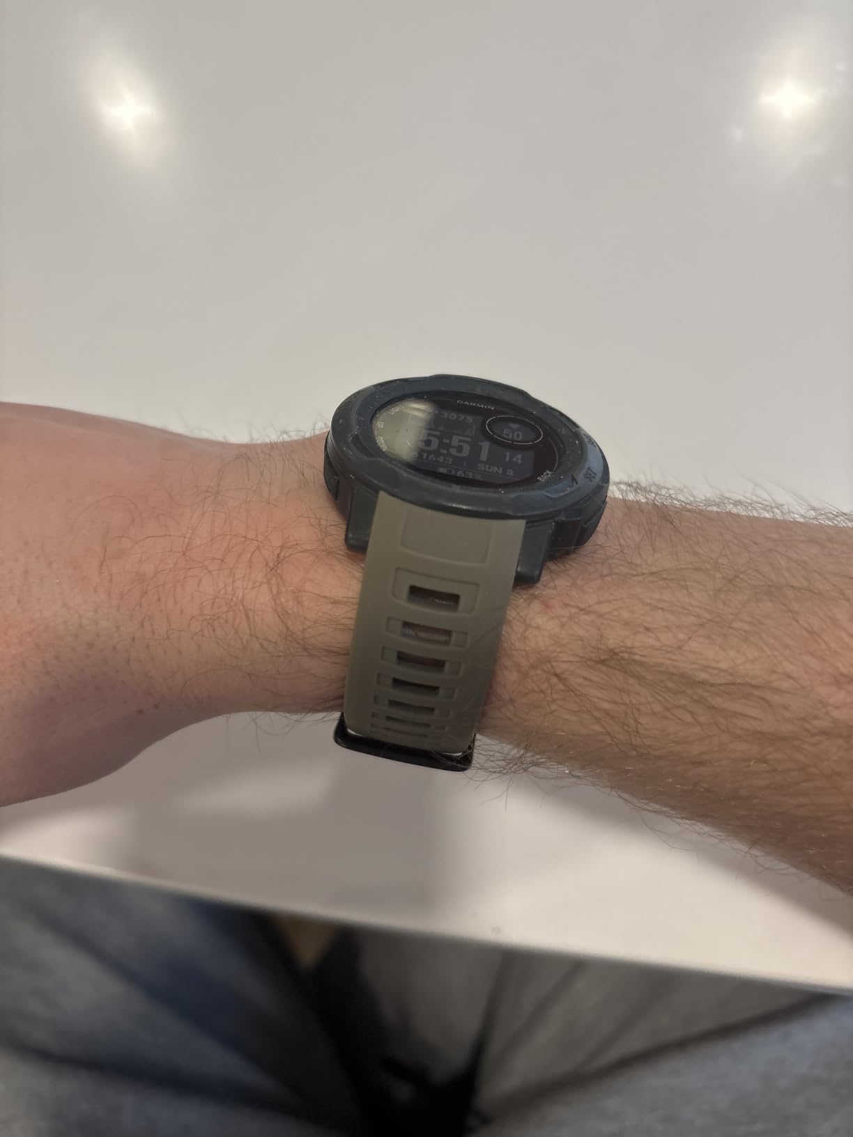 NotoCity for Garmin Instinct Band, Soft Silicone Replacement Watch Strap Compatible with Garmin Instinct 2/ Solar/Tactical (Black) customer photo 1