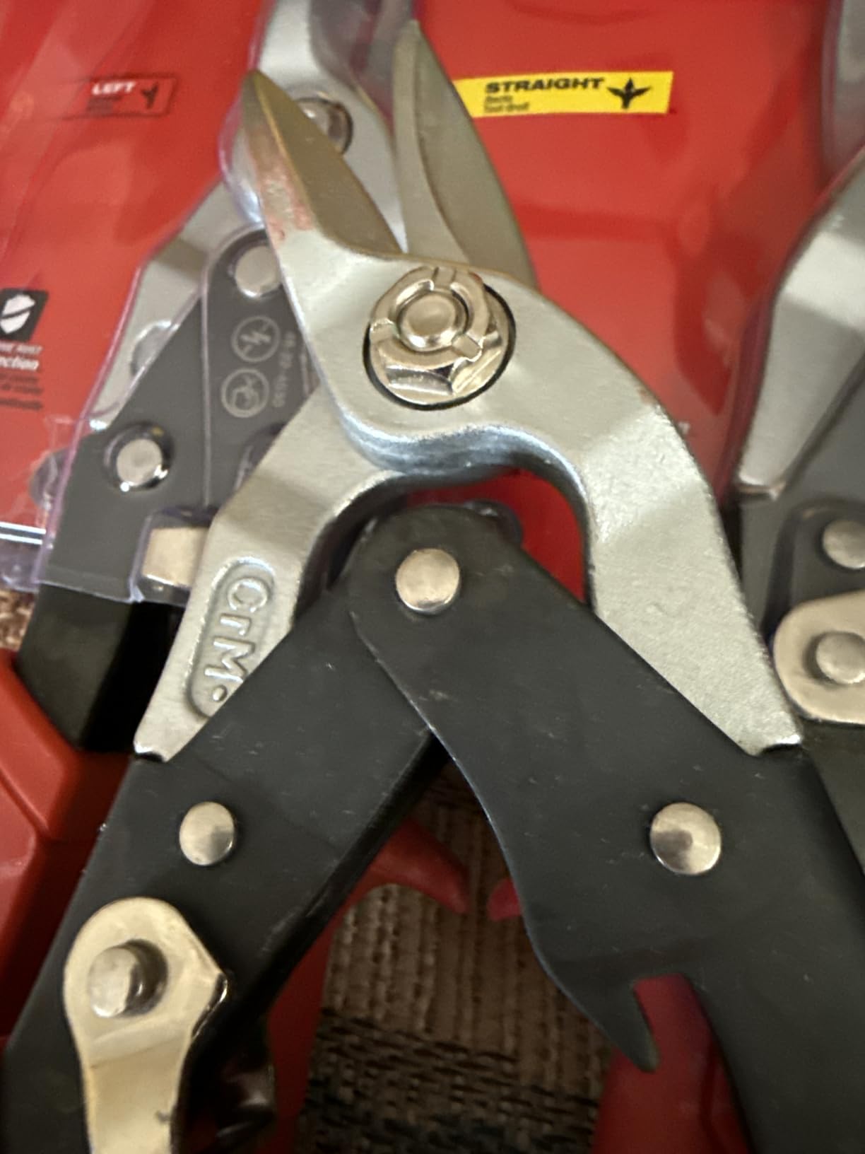 Milwaukee 3-Piece Aviation Snip Set - 48-22-4533 (Color-Coded Set) customer photo 1
