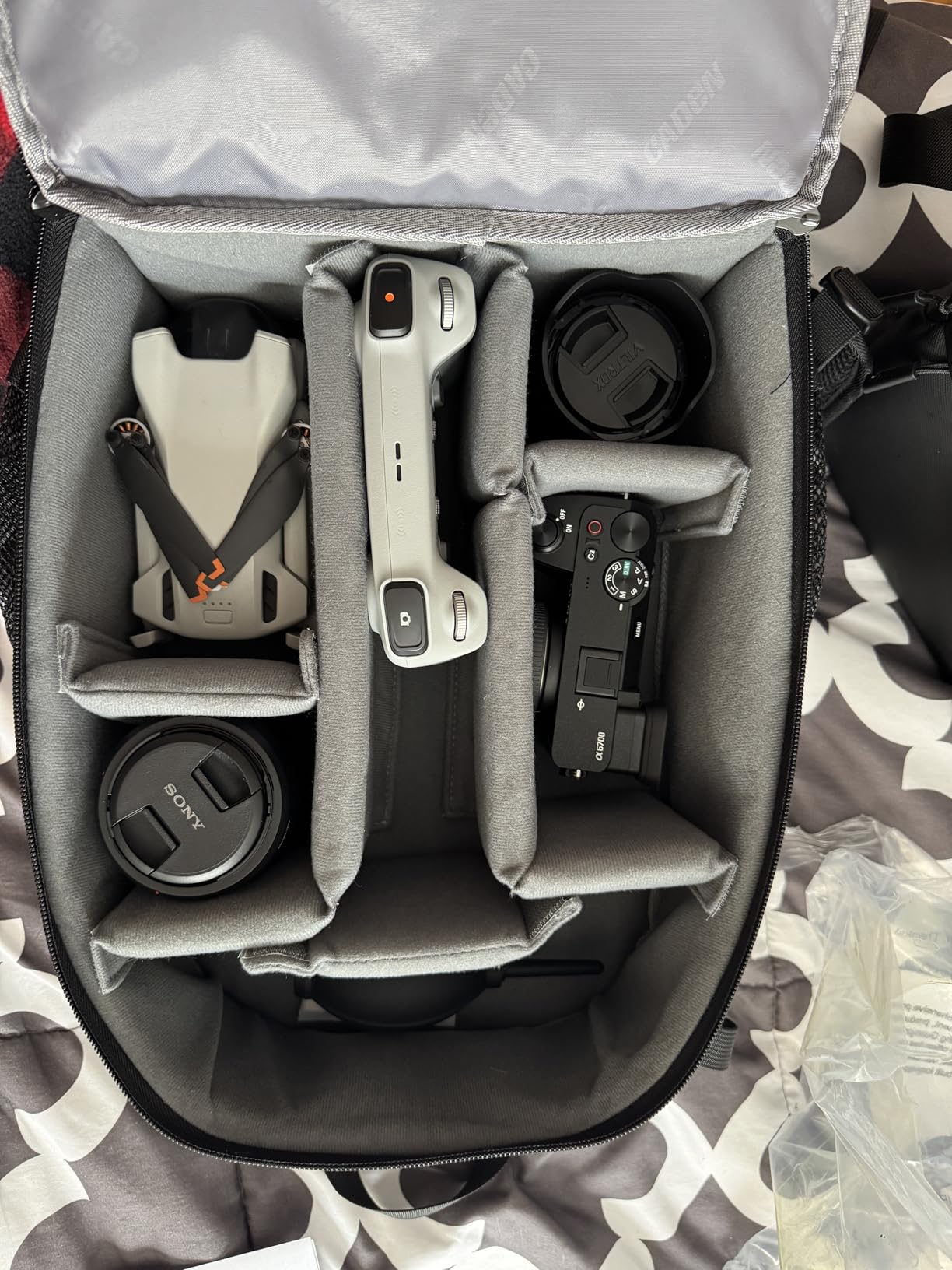 CADeN Camera Backpack Bag Professional for DSLR/SLR Mirrorless Camera Waterproof, Camera Case Compatible for Sony Canon Nikon customer photo 2