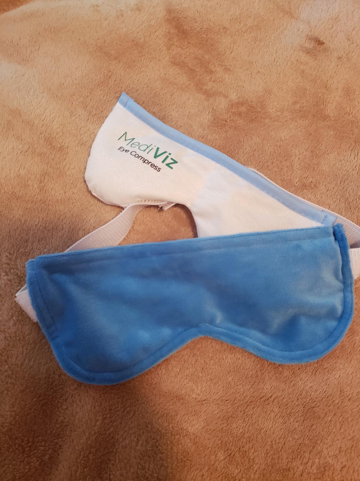 Warm Compress Eye Mask - Moist Heat Compress for Irritated Eyes and Eyelid Lumps and Bumps customer photo 1