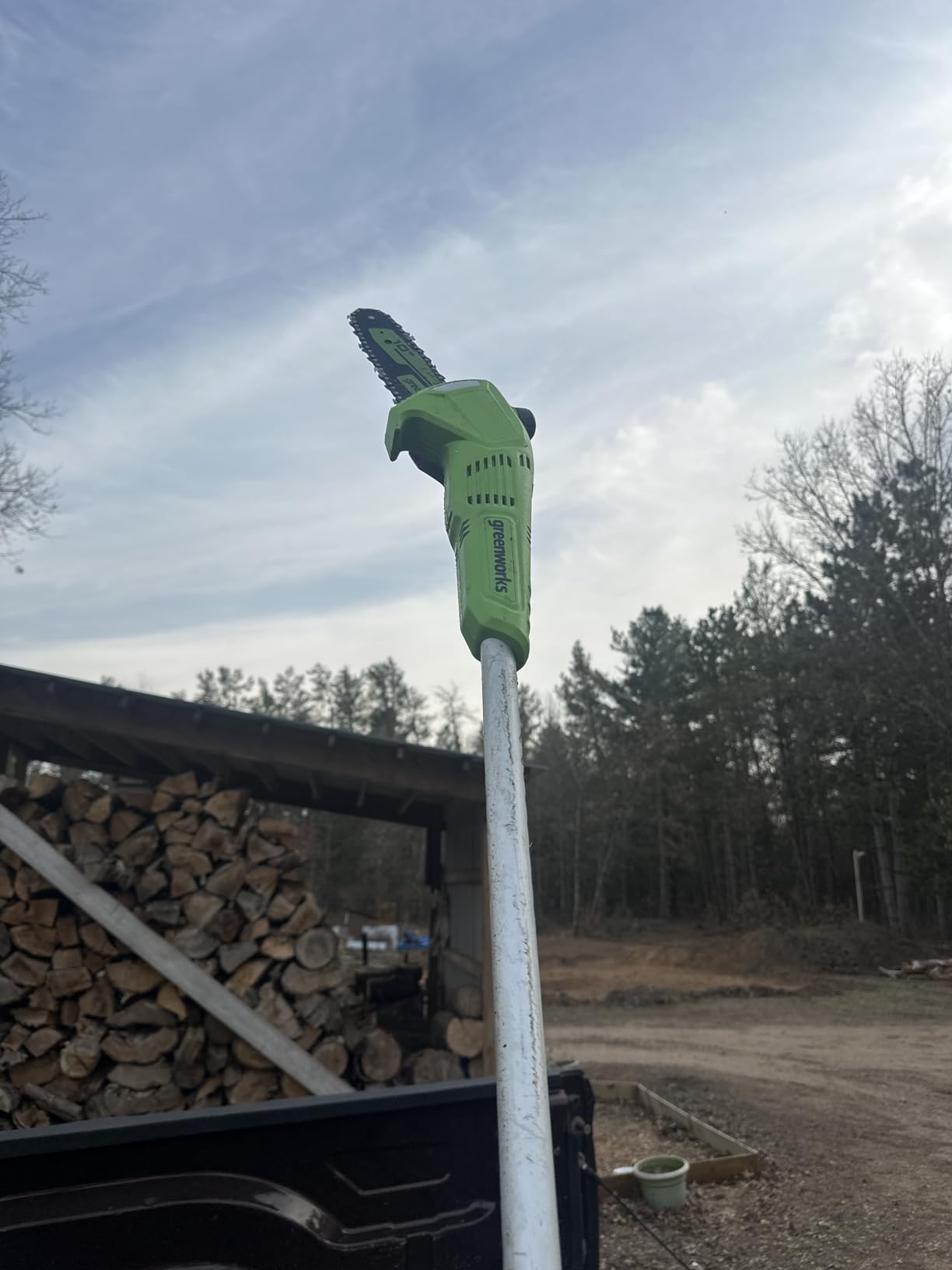 Greenworks 40V 8-Inch Cordless Polesaw, 2.0Ah Battery and Charger Included PS40B210 customer photo 2