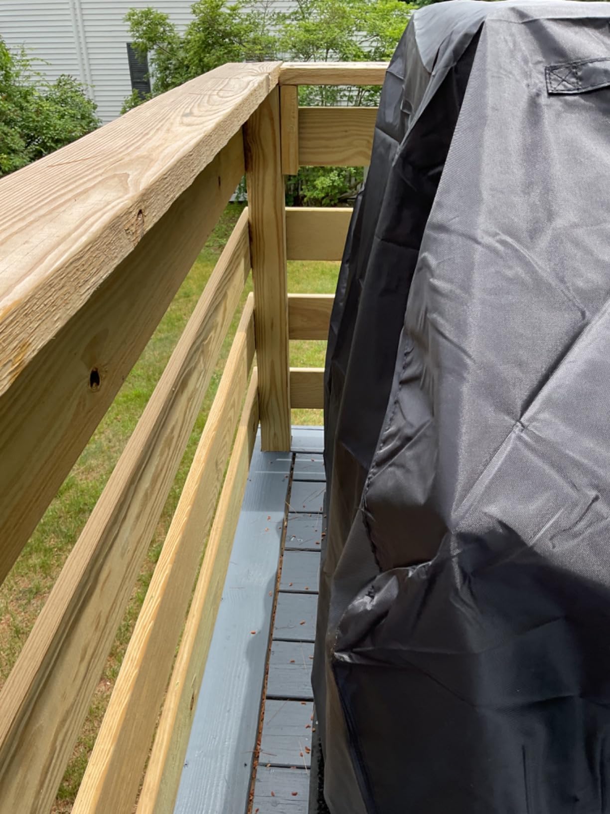 Simple Houseware 72 in. Heavy-Duty BBQ Gas Grill Cover, 600D Polyester Waterproof, Weather-Resistant customer photo 2