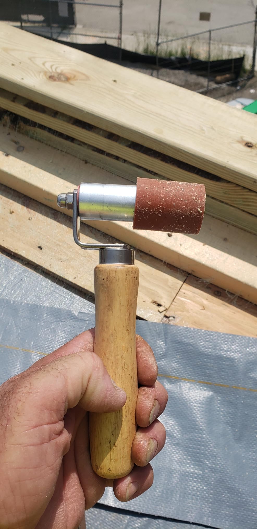 1-3/4 Inch Professional Heavy Duty 45mm Silicone Seam Roller for PVC/TPO/EPDM Roofing customer photo 2