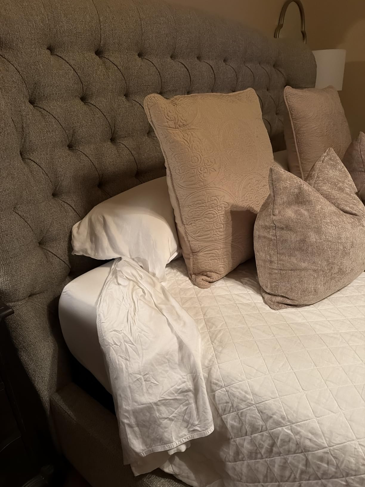 King Sheets by Pure Bamboo, Genuine 100% Organic Viscose Derived from Bamboo Bed Sheet Set, Soft & Cooling, Double Stitching, 2 Year Quality Promise (King, White) customer photo 2