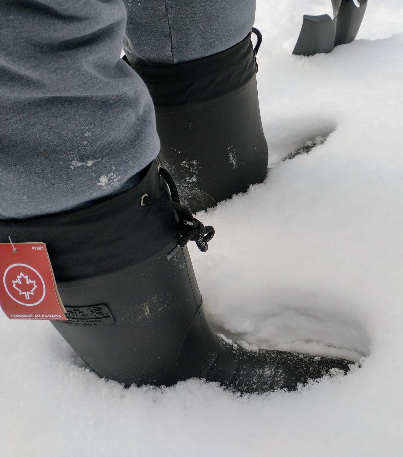 Forester Insulated Rubber Hunting Boots - Waterproof Insulated Boots for Men - Slip-Resistant Outsole for Hunting - Snow Shoes with Removable Liner - Mid-Calf Height customer photo 2