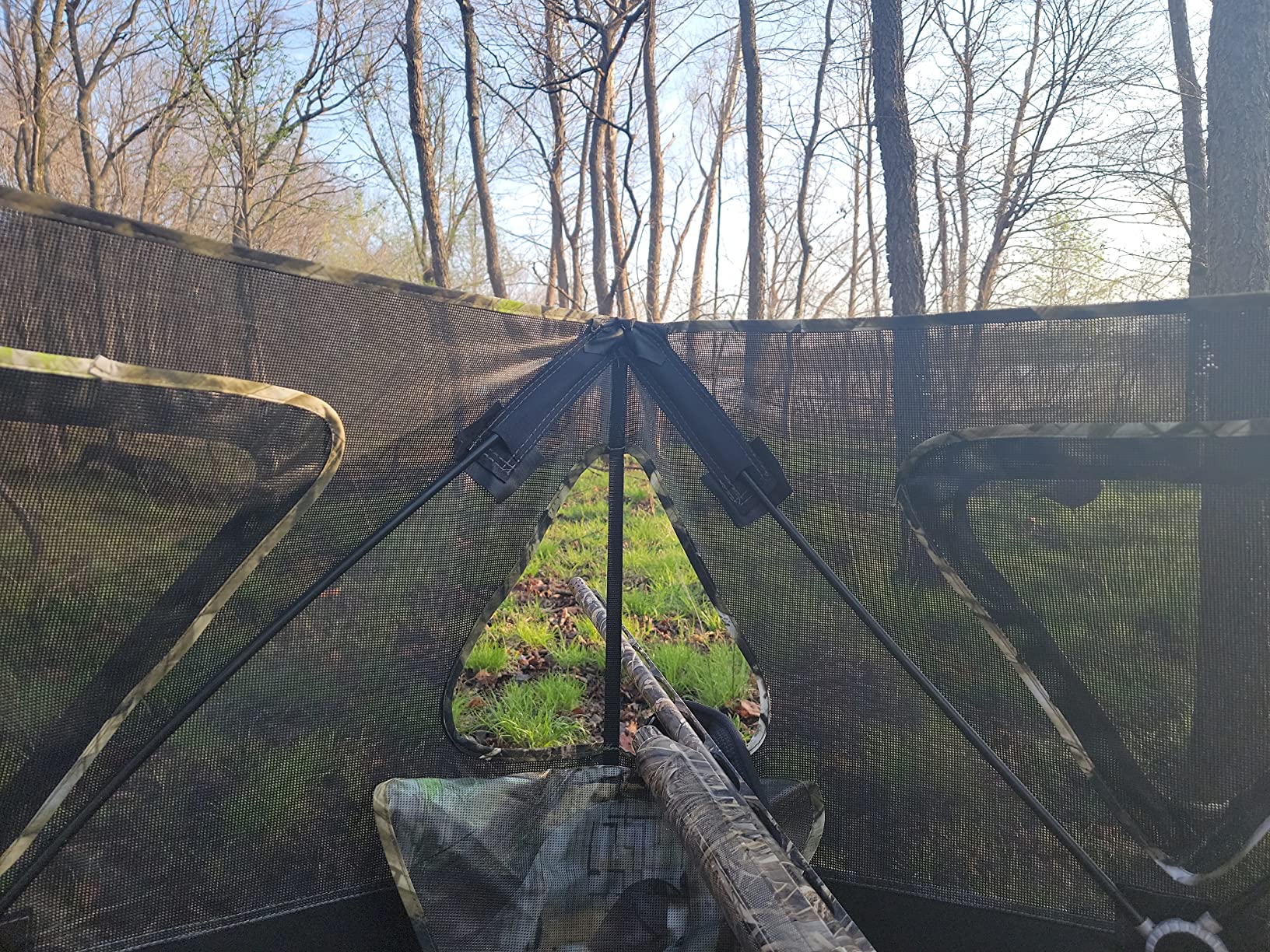 PRIMOS Hunting Double Bull Stakeout Blind with SurroundView, Portable with Carry Bag in Truth Camo customer photo 1