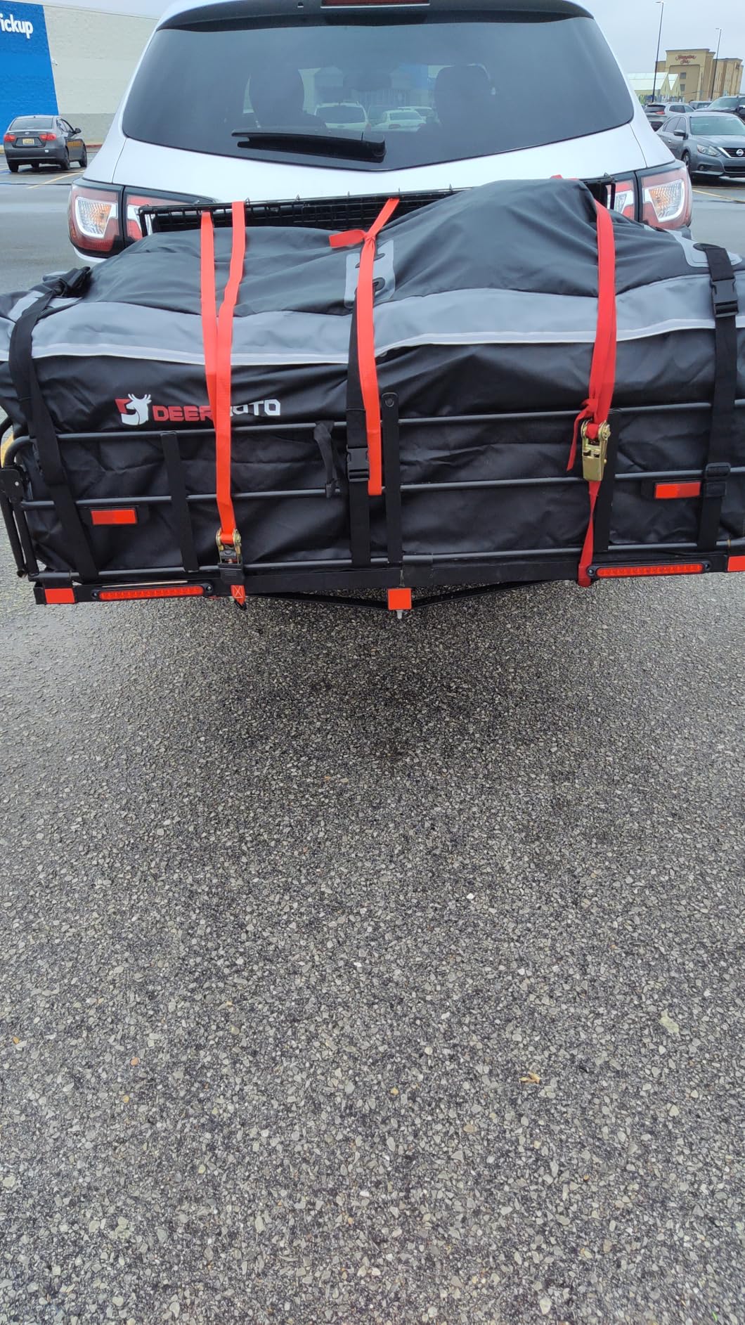 500 Lbs Heavy Duty Hitch Mount Cargo Carrier 60