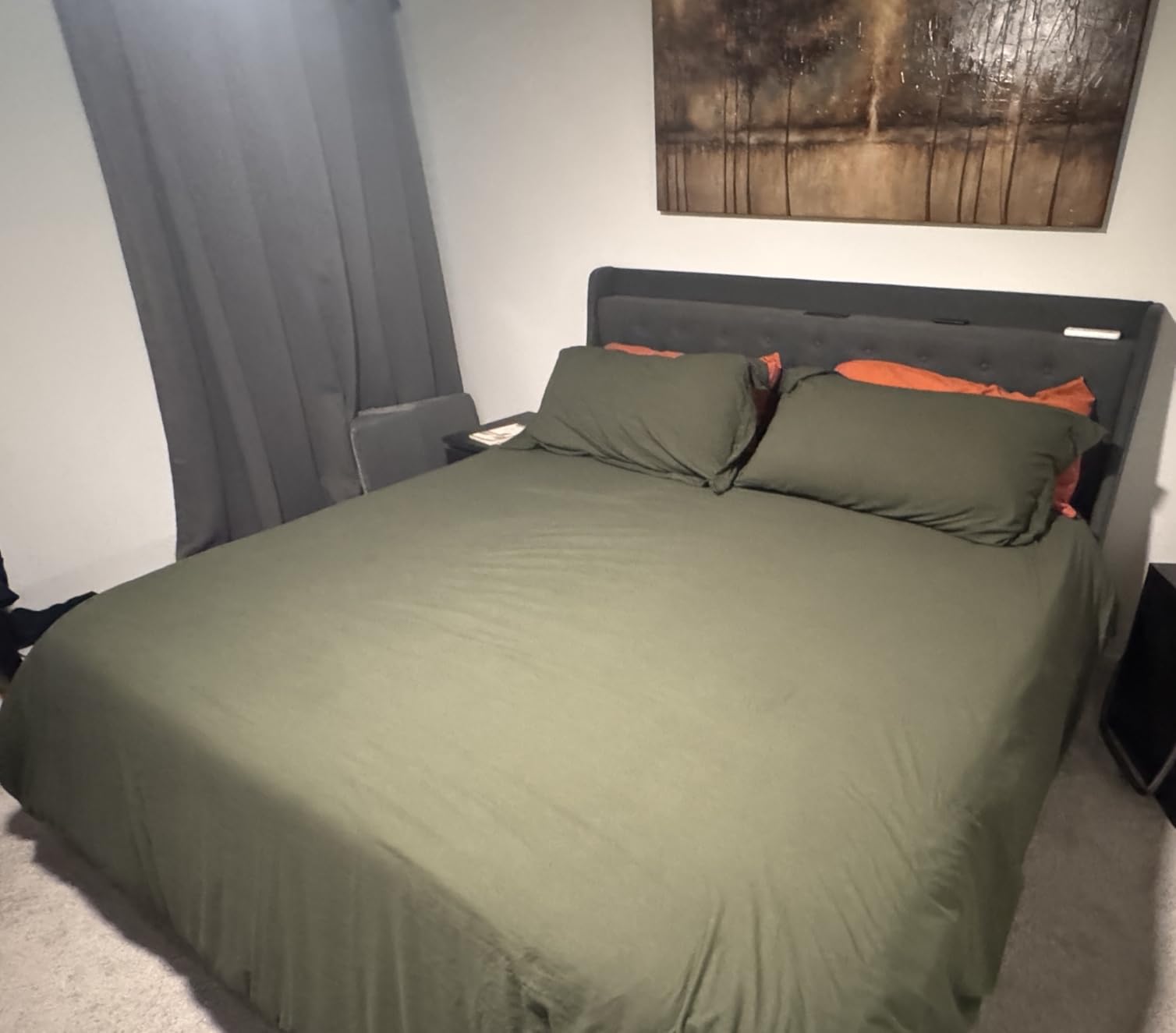 Bedsure White Duvet Cover Queen Size - 3 Pieces Prewashed Cotton-Like Polyester Extra Soft Bedding Set customer photo 1