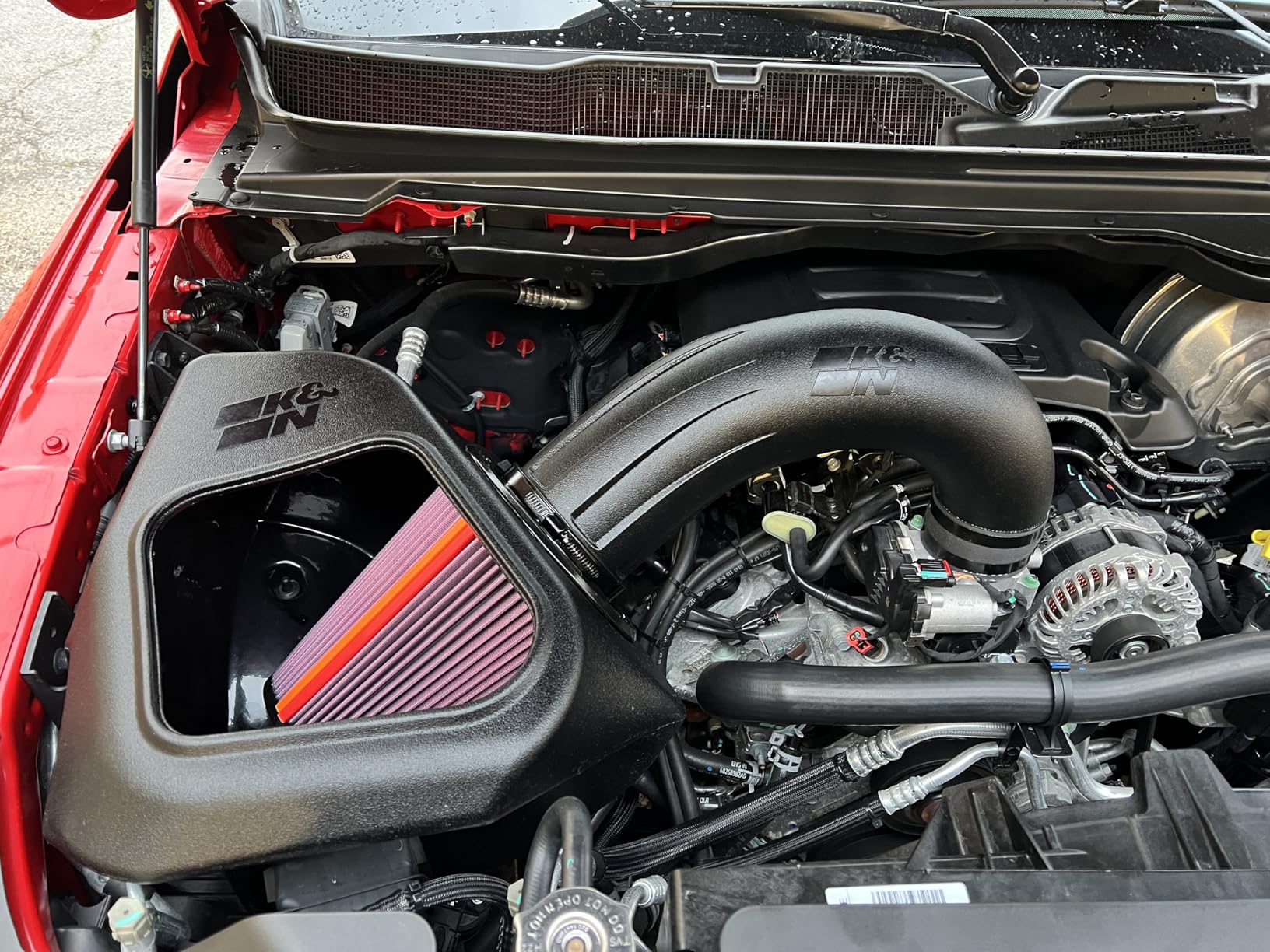 K&N Cold Air Intake System: High-Flow Air Filter, Increase Performance & Towing: Compatible with 2019-2024 RAM 1500, 63-1578 customer photo 1