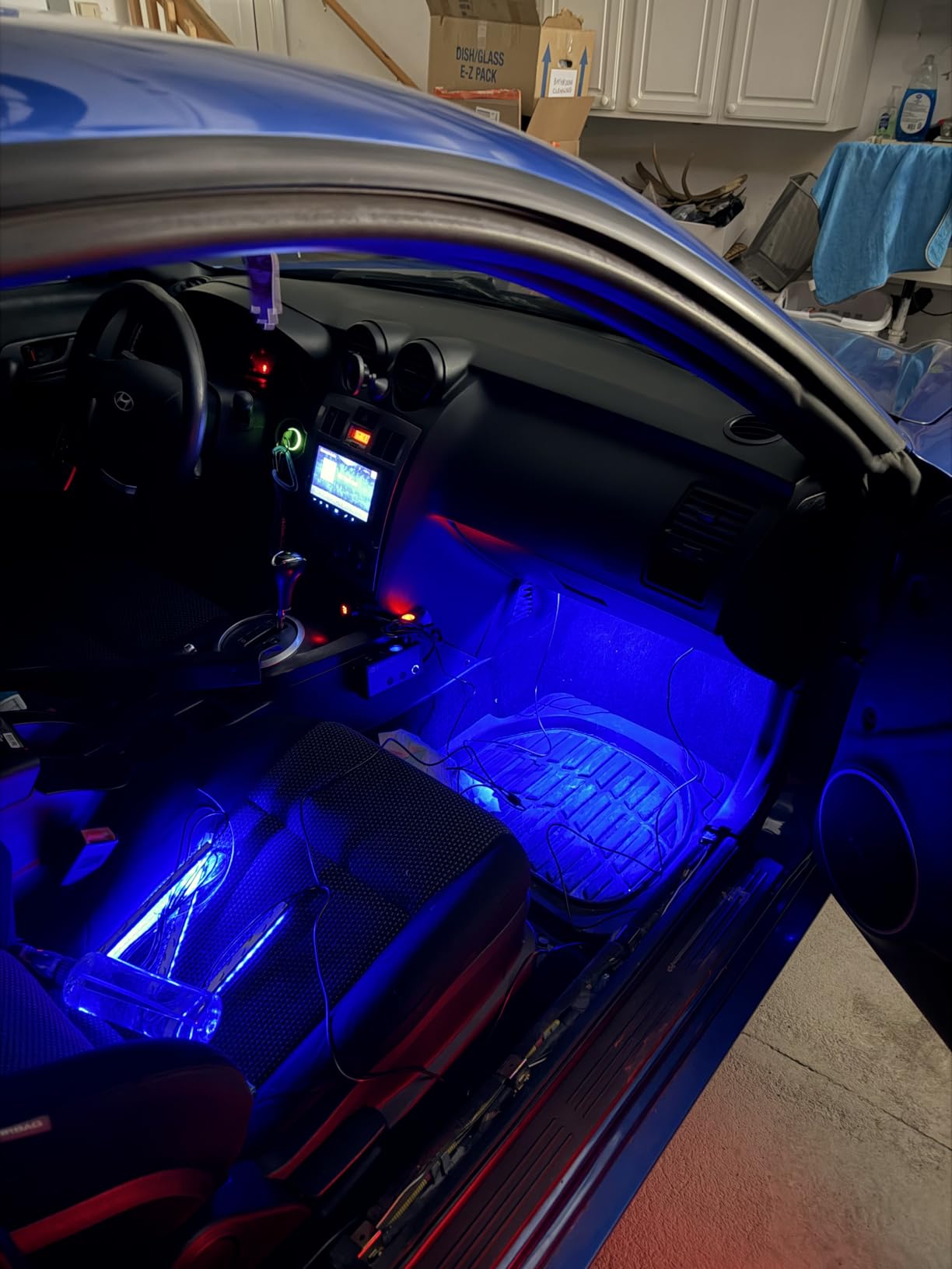 Govee Car LED Lights, Smart Car Interior Lights with App Control, RGB Lights with DIY Mode and Music Mode, 2 Lines Design LED Lights for Cars with Car Charger, 12V customer photo 2