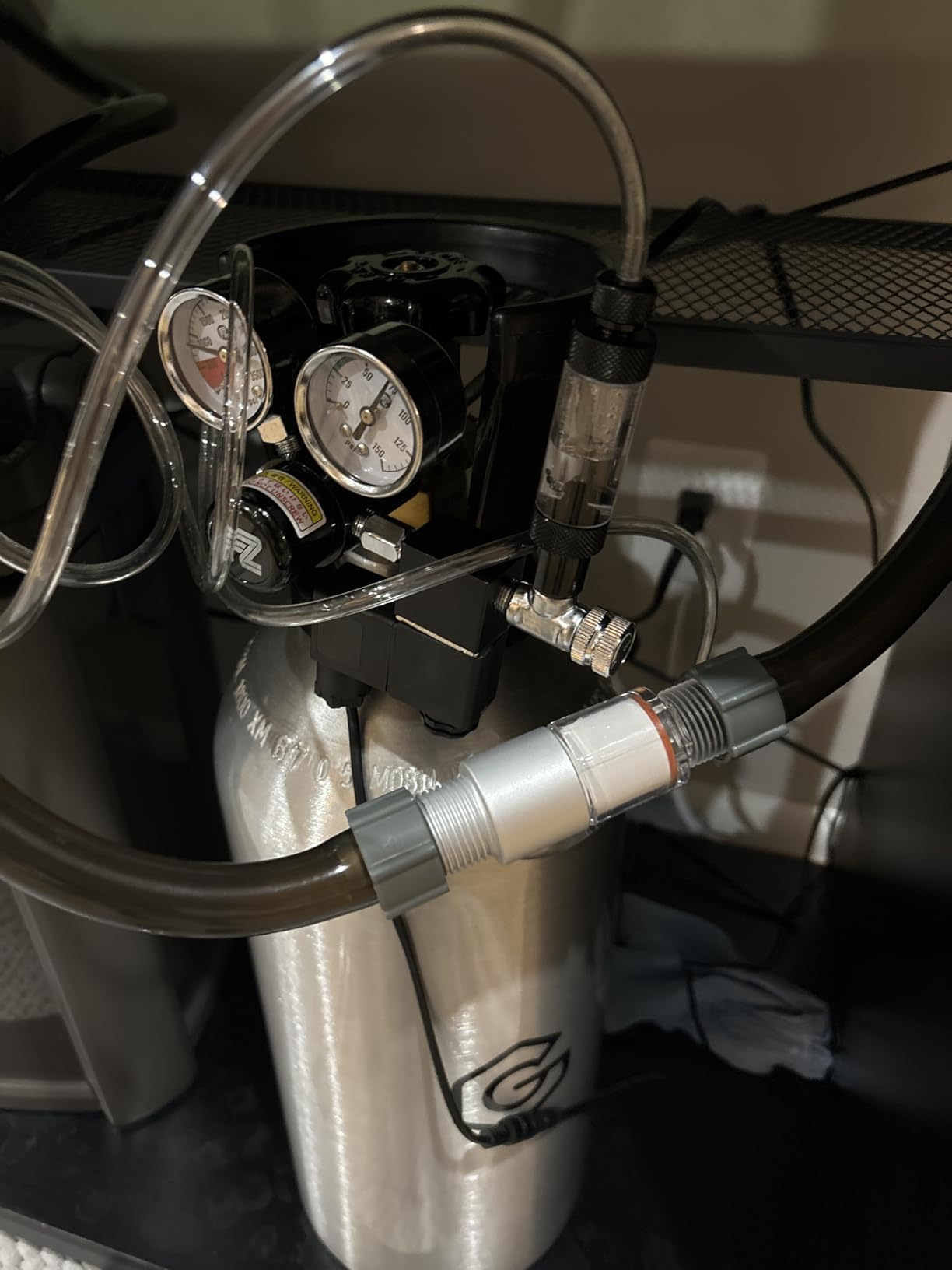 FZONE Aquarium Co2 Regulator DC Solenoid with Bubble Counter and Check Valve Plant Grow DIY CO2 System CGA320 customer photo 1