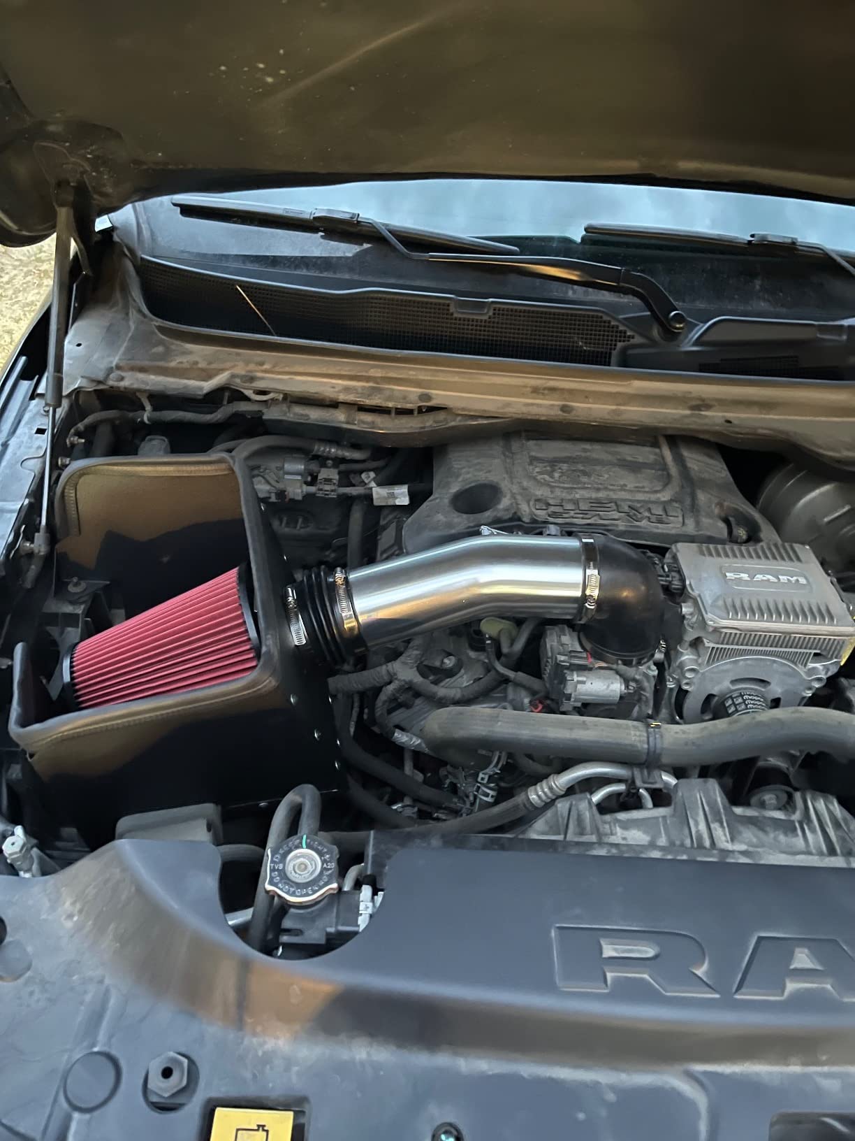 Spectre Performance Air Intake Kit: High Performance, Desgined to Increase Horsepower and Torque: Fits 2019 DODGE/RAM (1500) SPE-9090 customer photo 1
