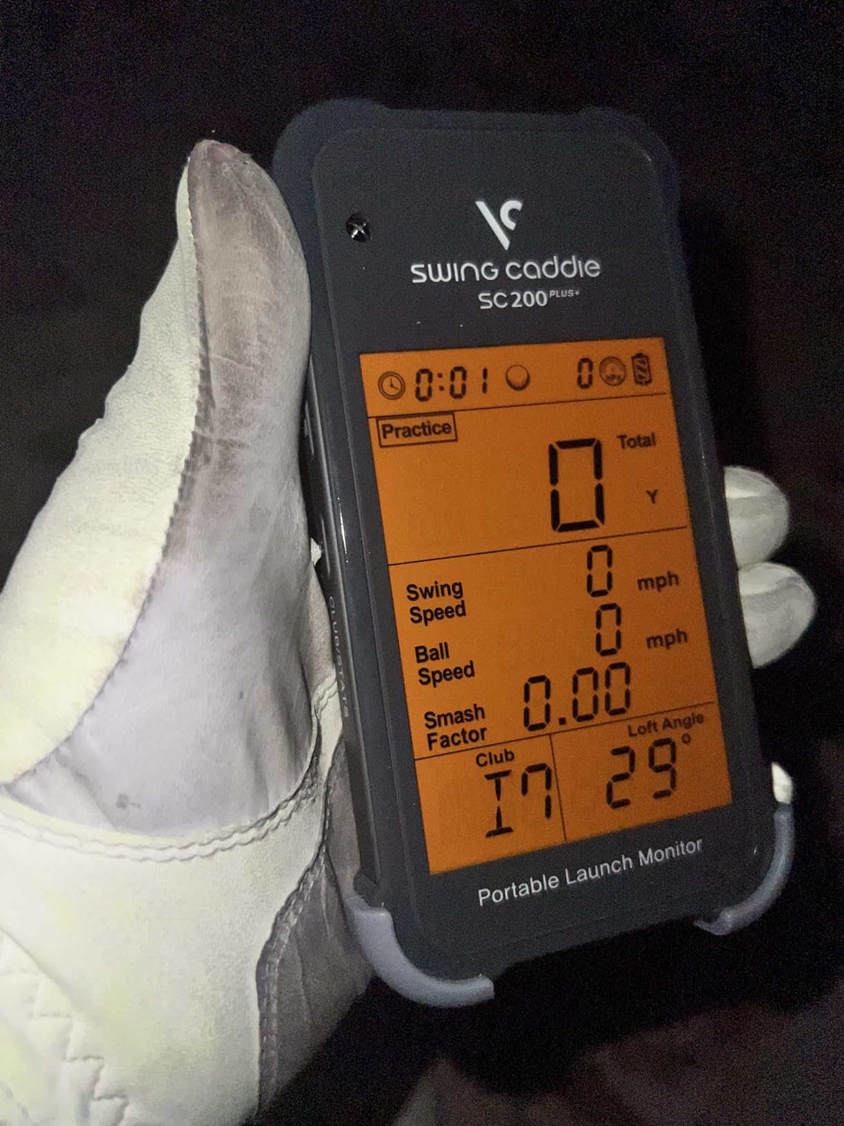 Swing Caddie Portable Launch Monitor customer photo 2