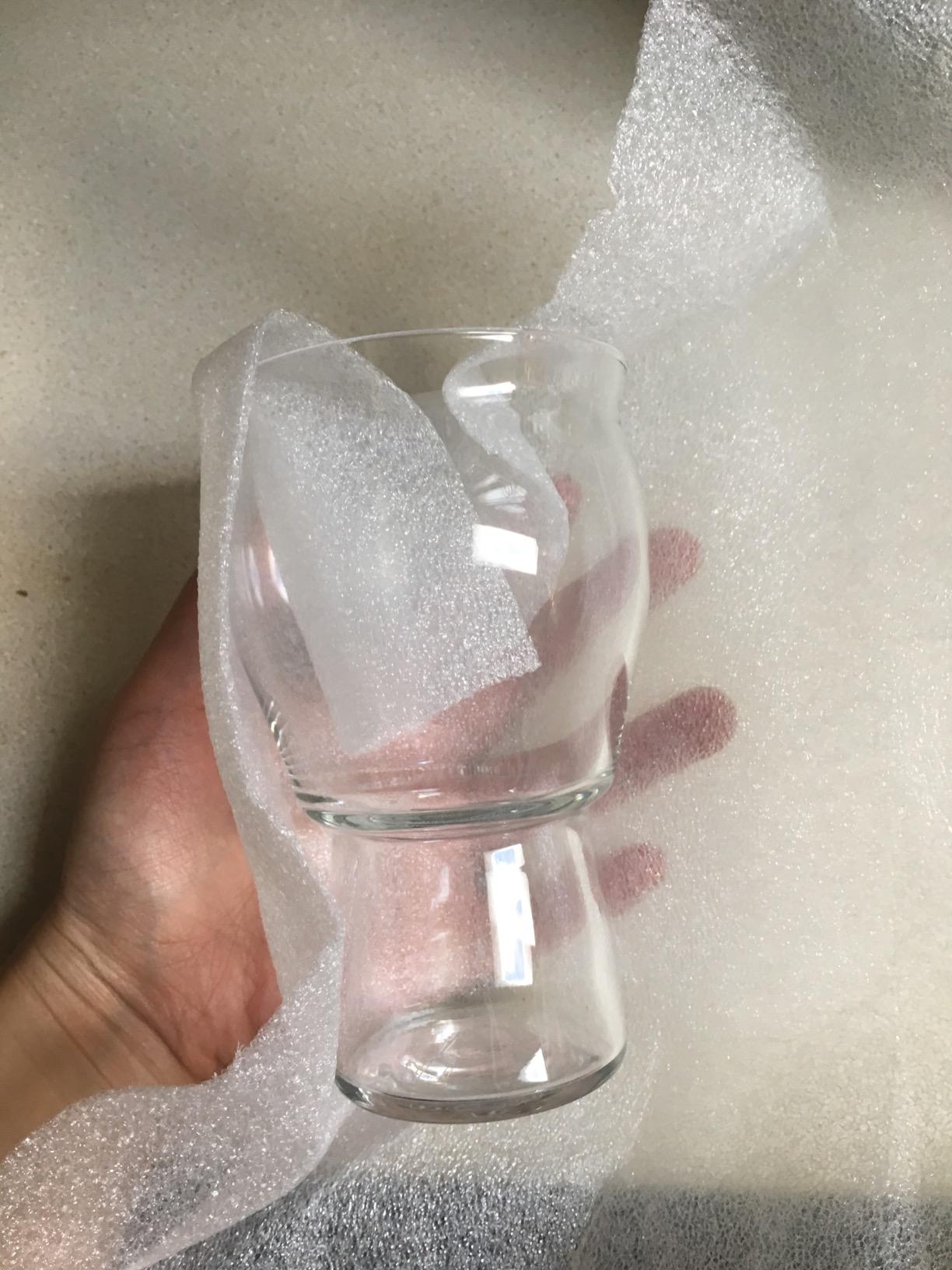 Brewing America Muffin Top Nucleated Beer Glasses - Pint Glass - Cider, Soda, Craft Beer Gifts (Clear) (Single) customer photo 1