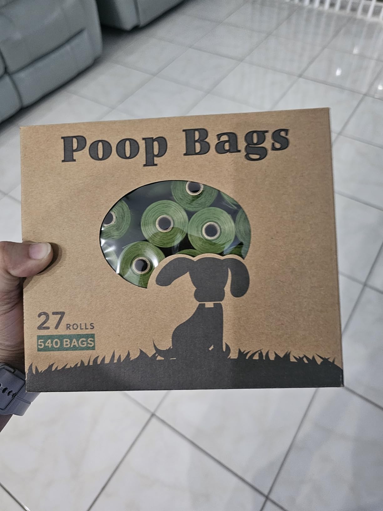 Dog Poop Bag Biodegradable - 540 Count Dog Waste Bags with Dispenser, Extra Thick Strong Leak Proof Poop Bags for Dogs Doggy | Scented customer photo 1