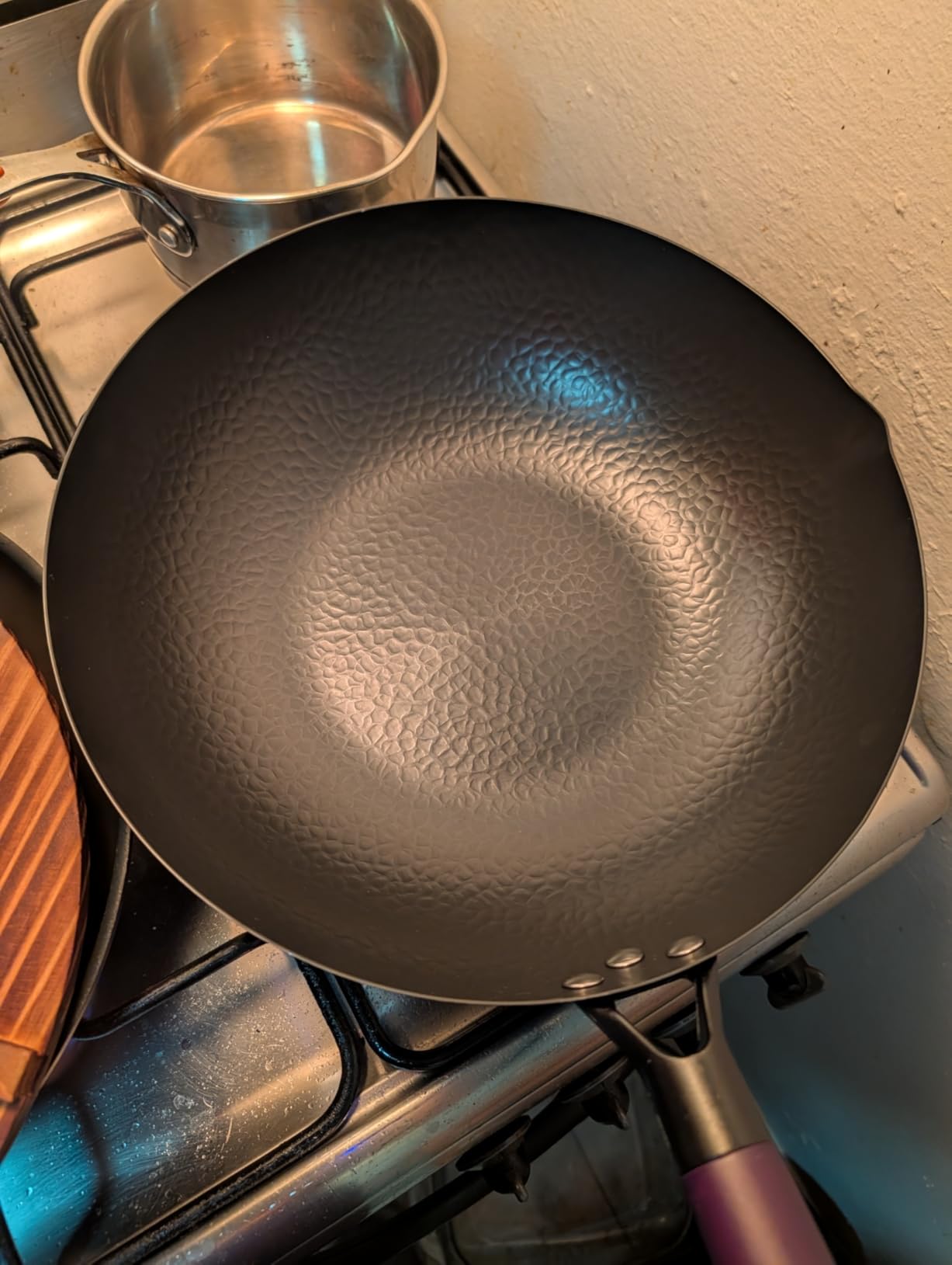 Souped Up Recipes 12.5 Inch Carbon Steel Wok For Electric, Induction and Gas Stoves (Lid, Spatula and User Guide Video Included) customer photo 2