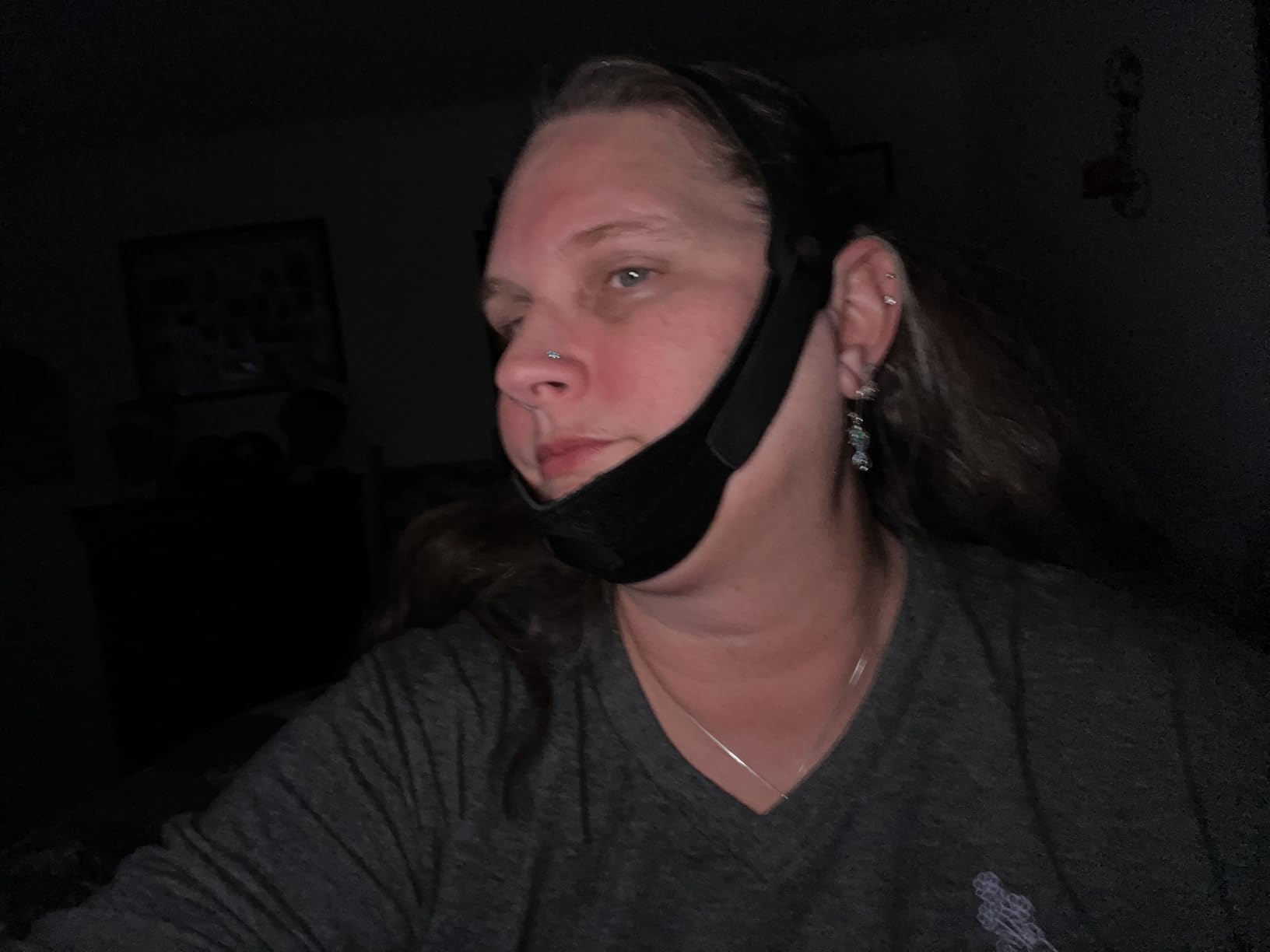 Anti Snoring Chin Strap for Men and Women CPAP Users - Airflow Jaw Strap - Effective Snore Solution for Excessive Snoring customer photo 2