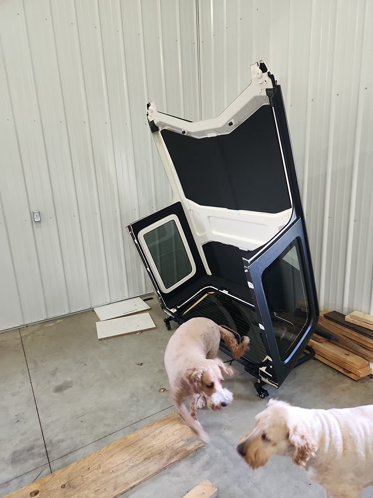 Hard Top Carrier /Hard Top Vehicle/Hard Top Storage for 1987-2022 Wrangler TJ YJ JK JKU JL customer photo 1