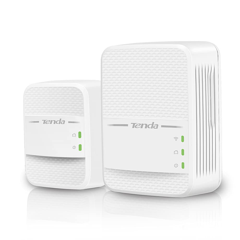 Tenda AV1000 WiFi Powerline Adapter Kit with Gigabit Ports, Powerline Extender with AC650 Dual Band WiFi, Plug and Play, for HD/3D/4K Video Streaming and Gaming (PH10) customer photo 1