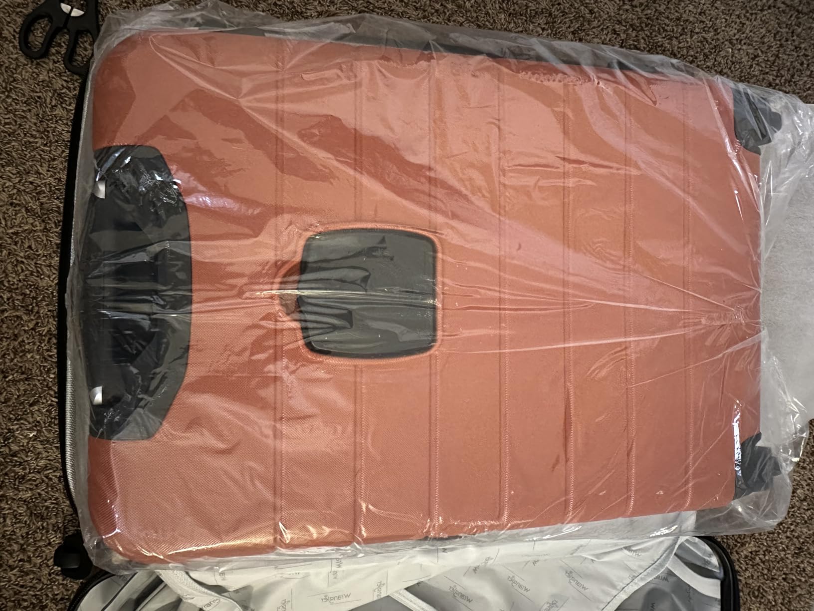 Wrangler Smart Spinner Hardside Luggage, 3 Piece Set, Black customer photo 2