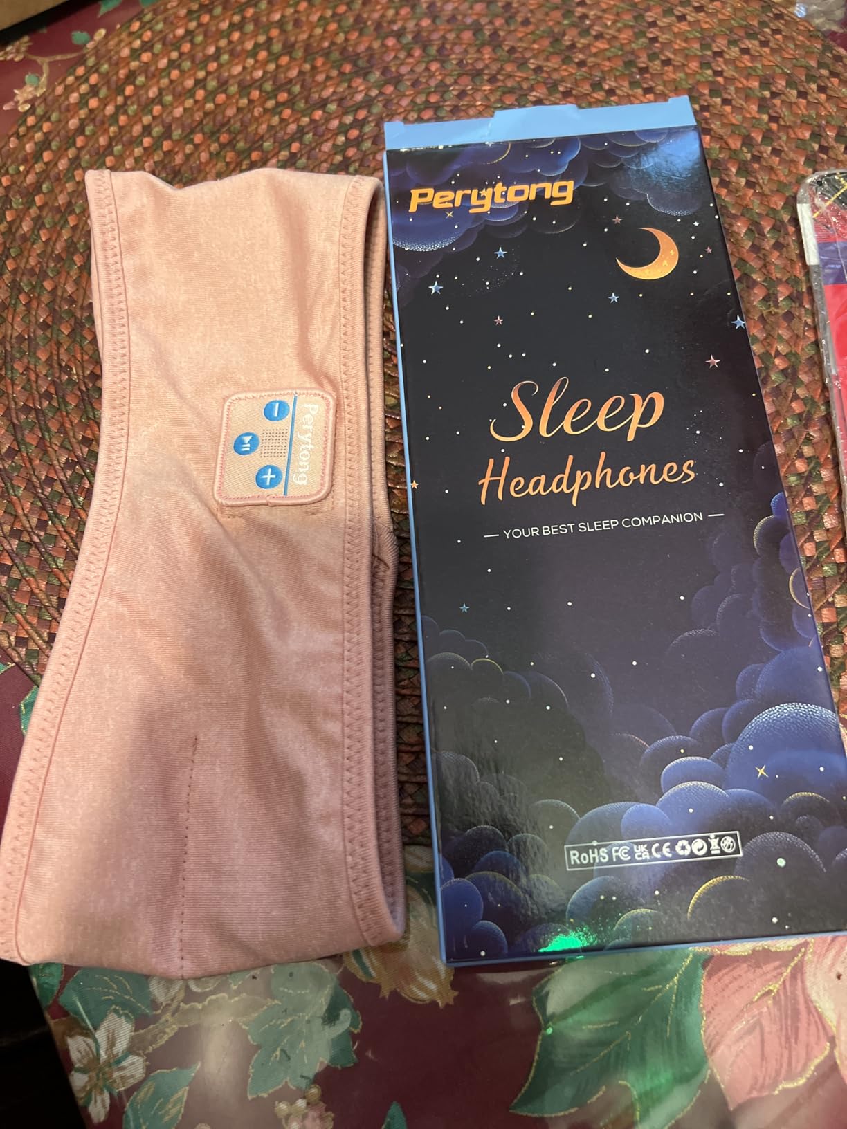 Perytong Sleep Headphones Wireless, Bluetooth Sports Headband Headphones with Ultra-Thin HD Stereo Speakers Perfect for Sleeping, Workout, Jogging, Yoga, Insomnia, Air Travel, Meditation (Grey) customer photo 2