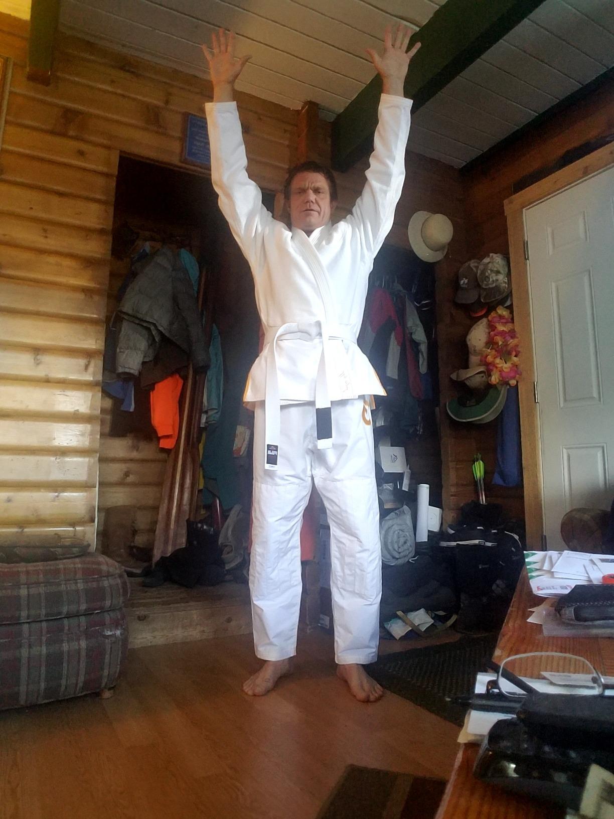 Gold BJJ Calavera Jiu Jitsu Gi - Ultra Strong Gold Weave Premium Kimono - IBJJF Competition Approved Uniform customer photo 2
