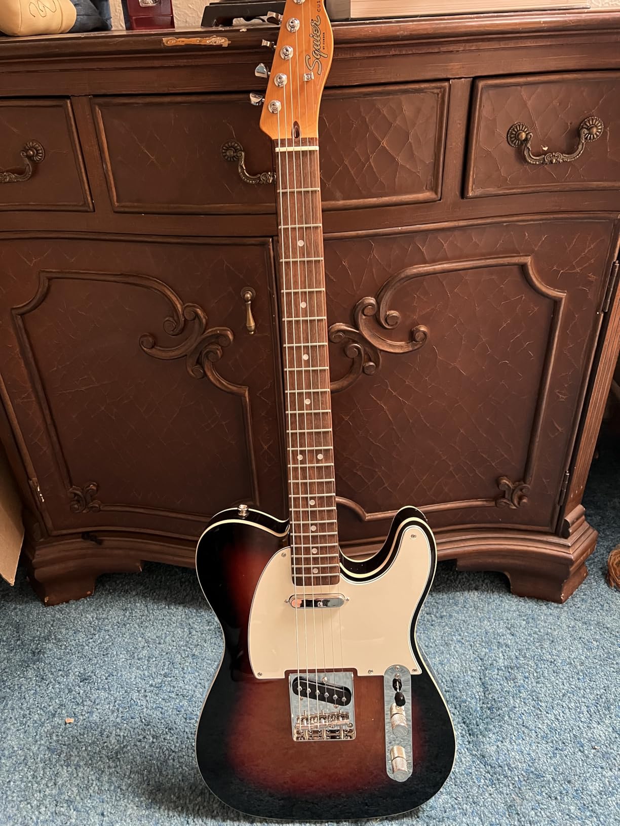 Squier Classic Vibe 50s Telecaster Electric Guitar, Butterscotch Blonde, Maple Fingerboard customer photo 1