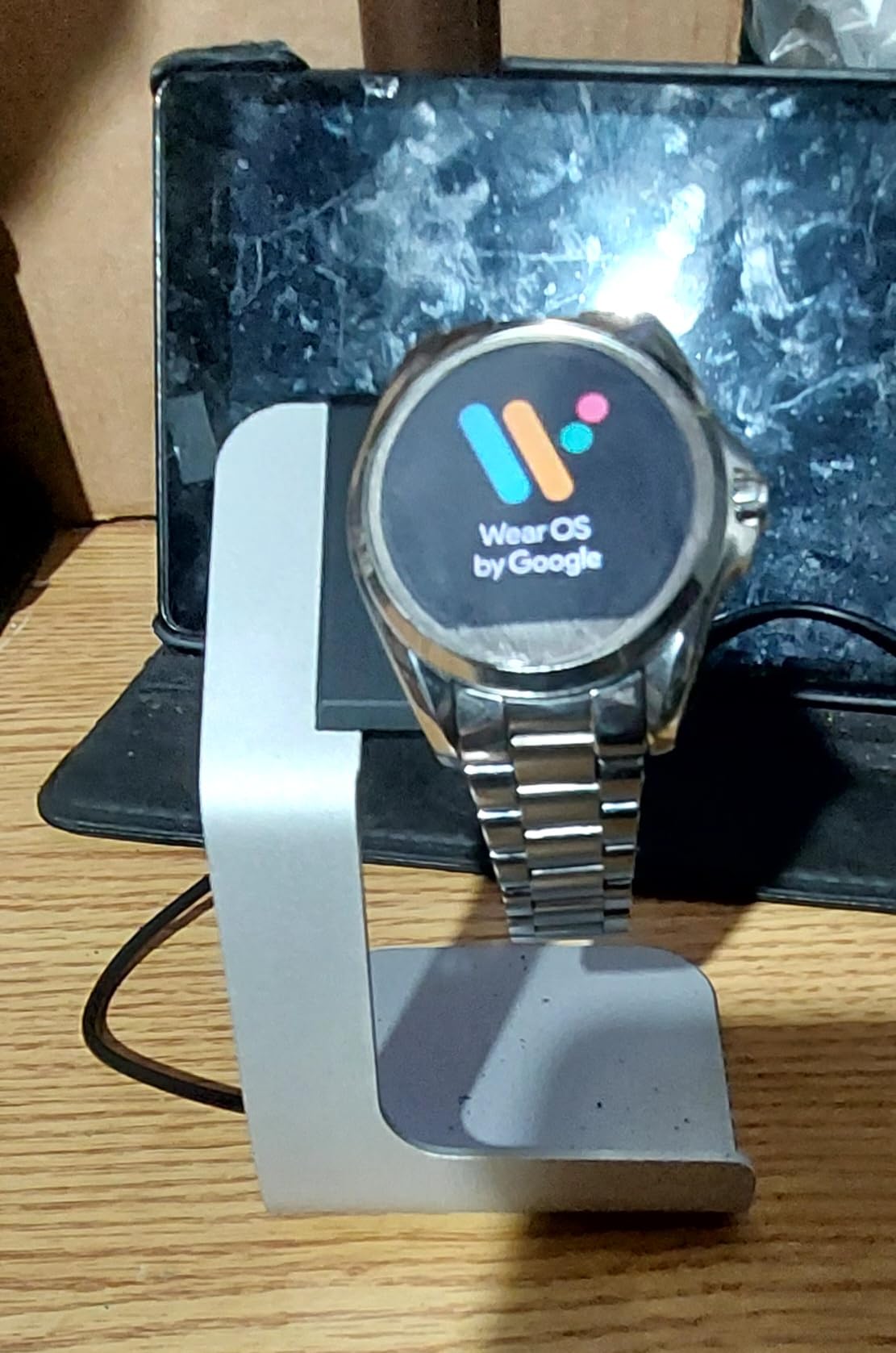 Aluminum Watch Stand for Multiple Brand smartwatches, Compatible with Michael Kors, Fossil Gen 6 Hybrid/Gen 6/Gen 5/Gen 5e/Gen 4, Armani, Diesel - Stand Only customer photo 2