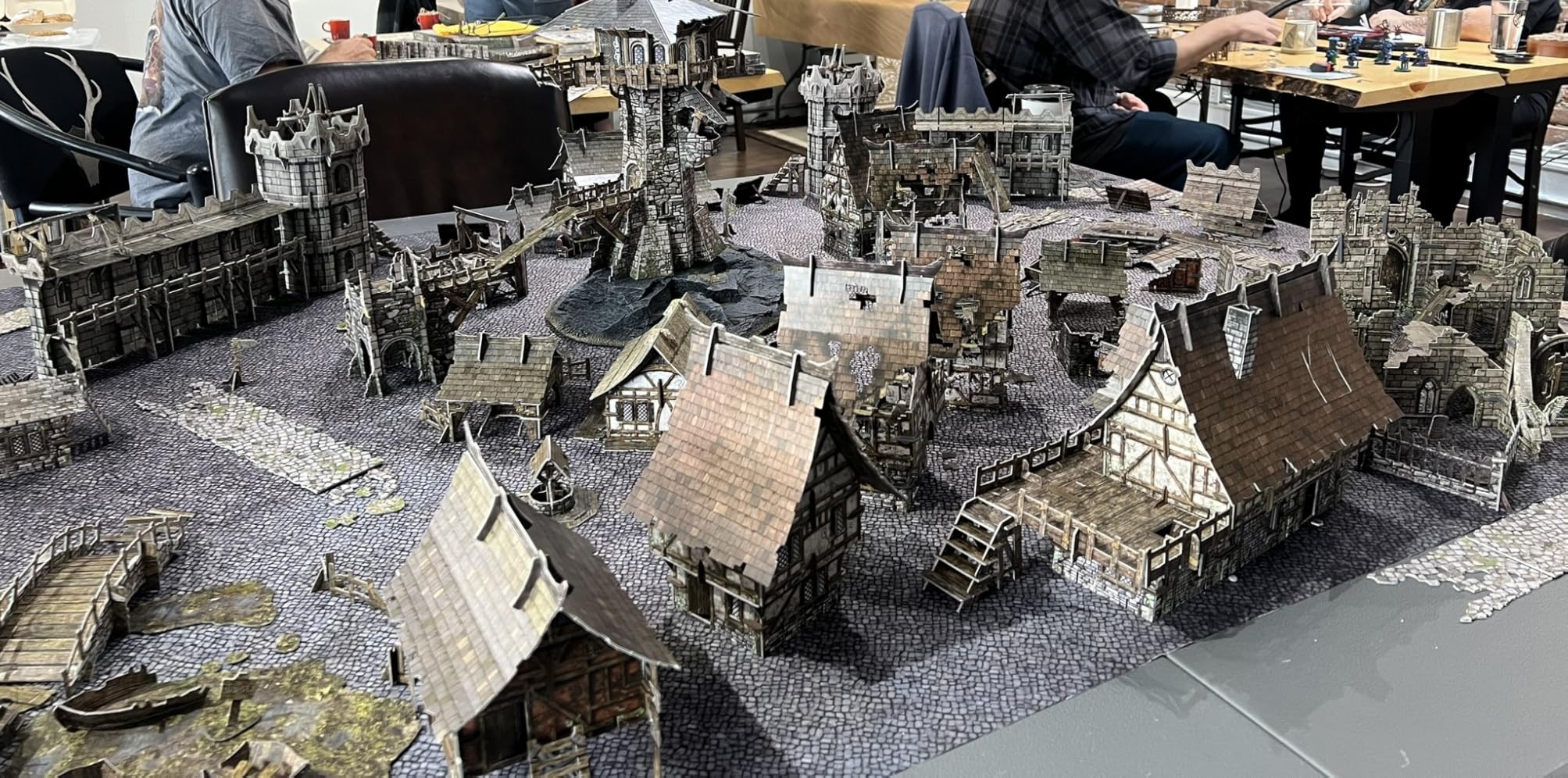Battle Systems Sci-Fi Terrain - 28mm Modular 3D Space Terrain - Perfect for Wargaming and Roleplaying Tabletop Games - Full Colour Printed 3D 40K Multi Level Building Models (Gothic Ruins) customer photo 2