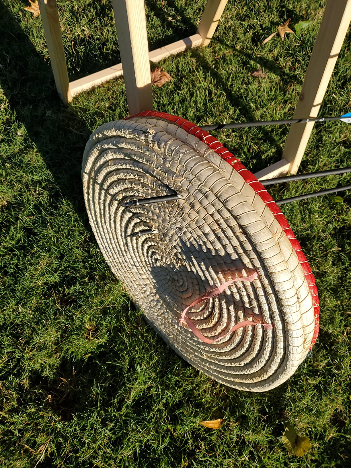 Traditional Hand-Made Straw Archery Target, Arrow Target for Recurve Bow Longbow or Compound Bow customer photo 2