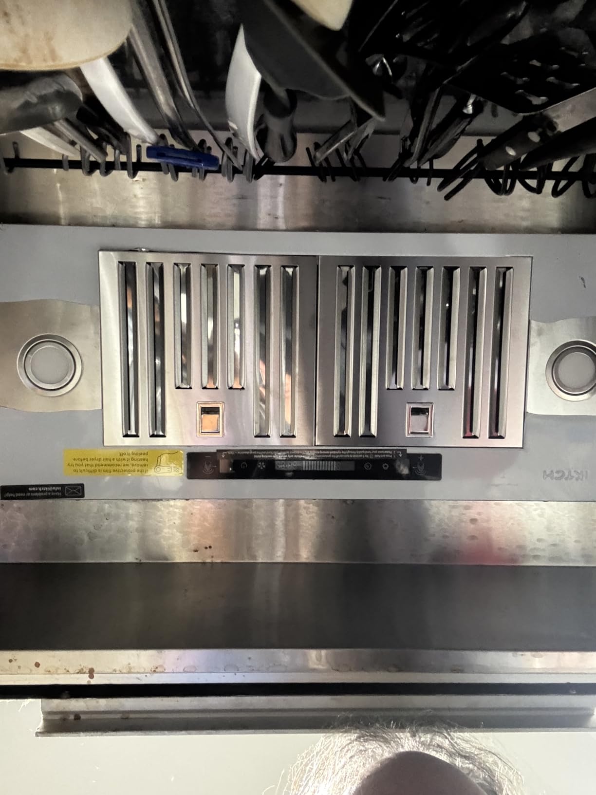 IKTCH 30 inch Built-in/Insert Range Hood 900 CFM, Ducted/Ductless Convertible Duct, Stainless Steel Kitchen Vent Hood with 4 Speed Gesture Sensing&Touch Control Panel(IKB01-30) customer photo 2