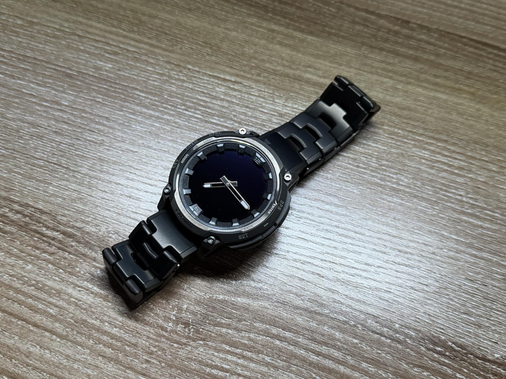 QuickFit 22 Watch Band - Vented Titanium Bracelet with Carbon Gray DLC Coating customer photo 1