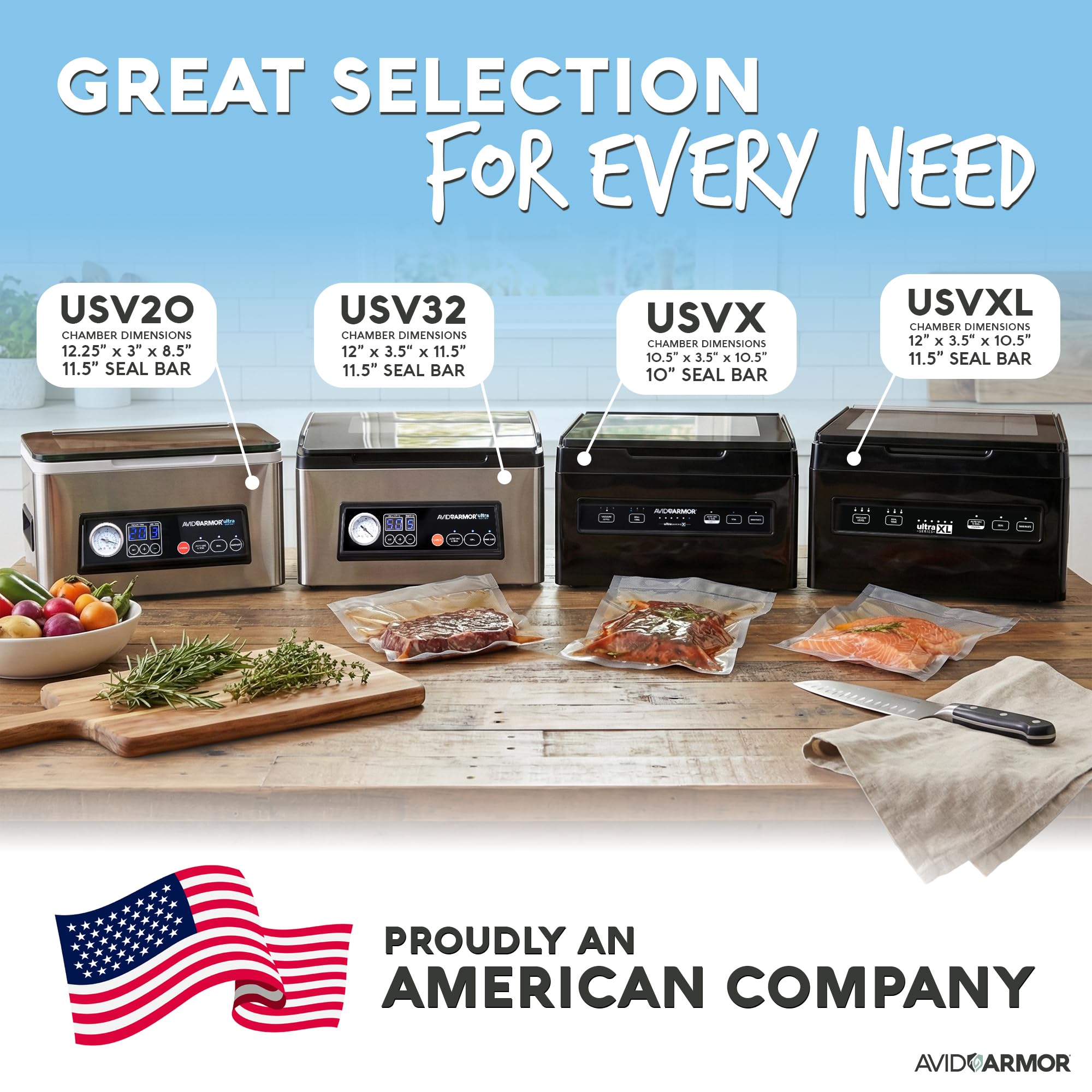 Avid Armor Ultra Series USV32: Premium Chamber Vacuum Sealer Machine High-Performance Vacuum Chamber Sealer for Professional and Home Use, Ideal Commercial Vacuum Sealer Machine for Food Preservation customer photo 2