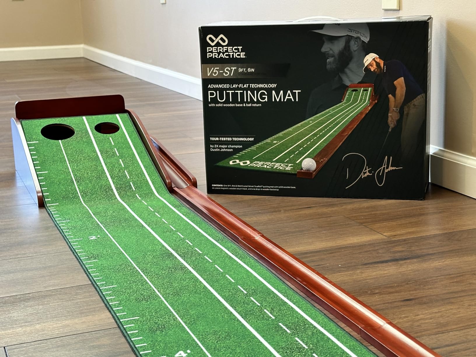 Perfect Practice Putting Mat - Indoor Putting Green for Home & Office customer photo 2