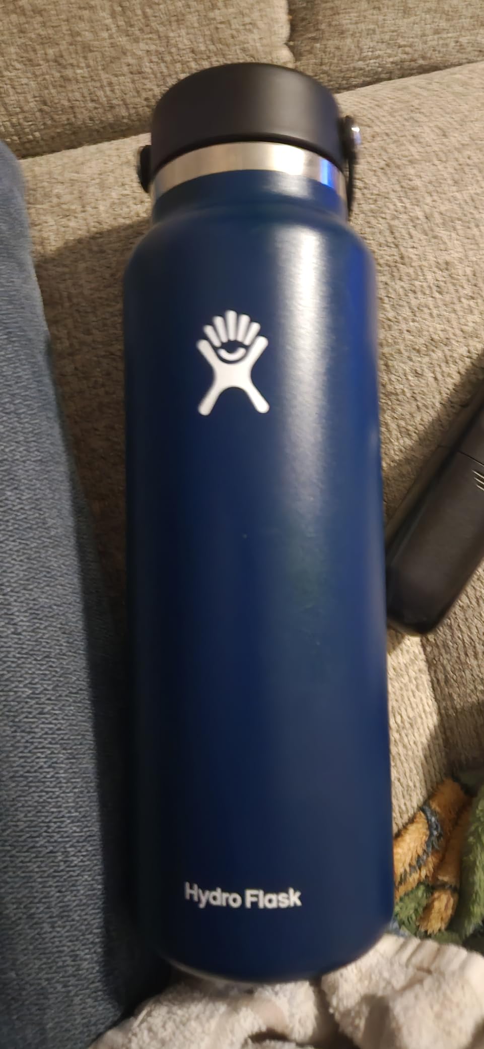 Hydro Flask Wide Mouth Water Bottle - 32 Oz Black with Flex Lid customer photo 1