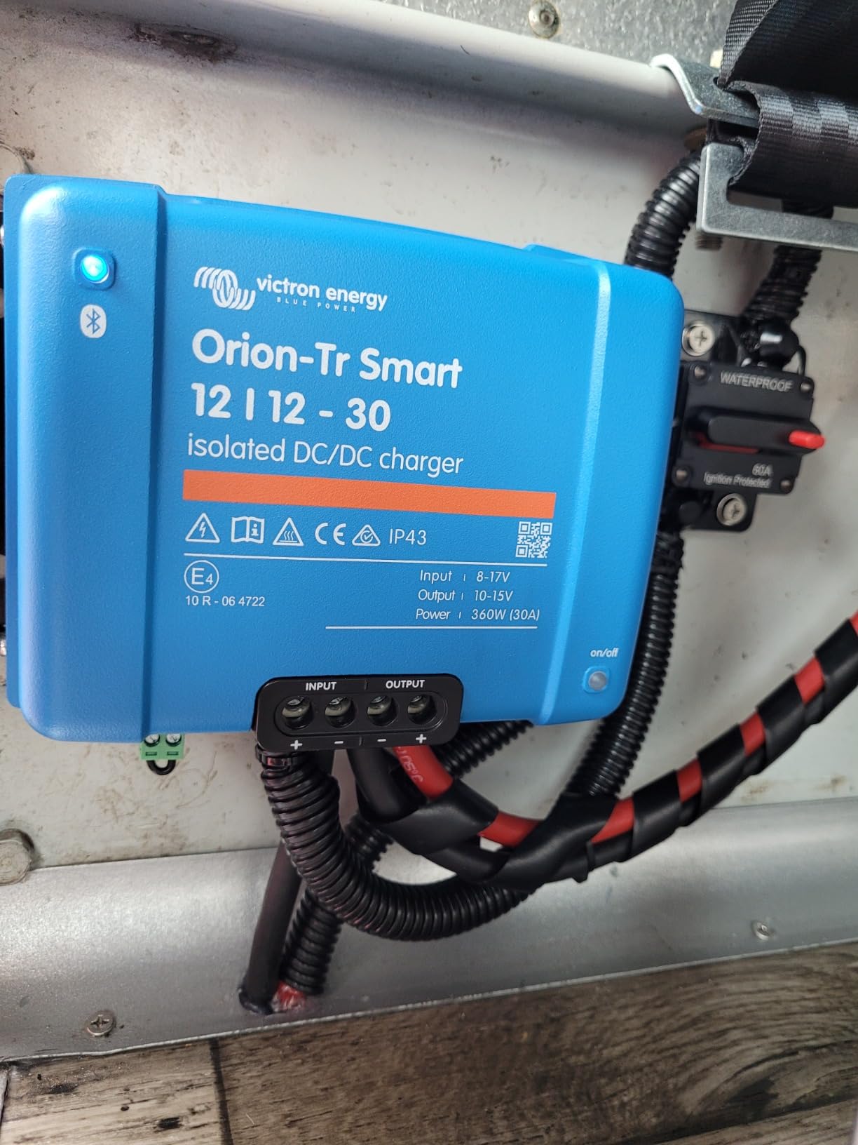 Victron Energy Orion-Tr Smart DC to DC Charger (Bluetooth) - 12/12-Volt 30 amp 360-Watt - Battery Charger for Dual Battery Systems - Isolated customer photo 1