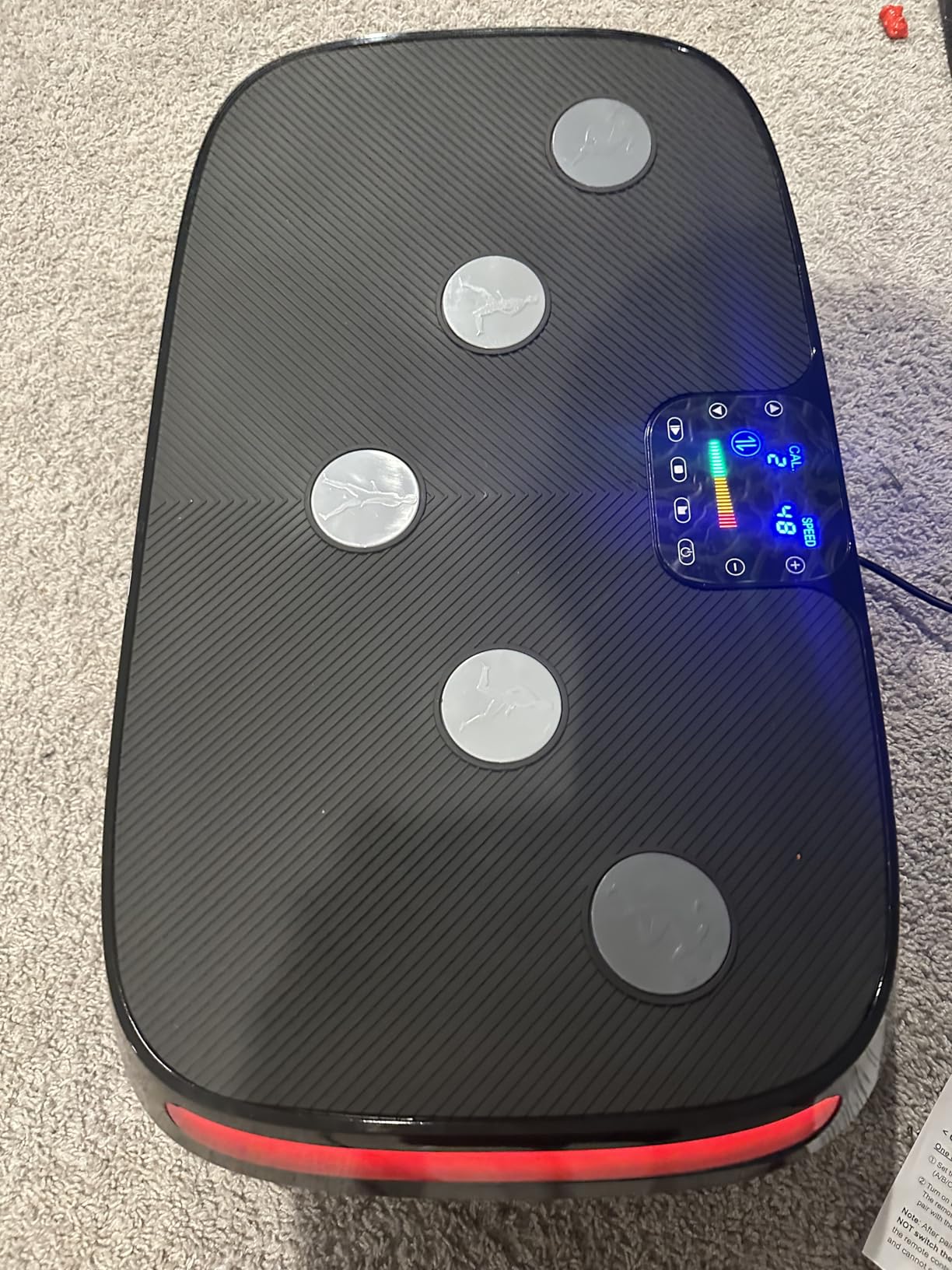 Lifepro Rumblex 4D Curved Vibration Plate Exercise Machine - Triple Motor, 7 Modes & 60 Speeds Vibrating Platform Machine - Full Body Vibration Plate for Lymphatic Drainage & at Home Workout customer photo 2