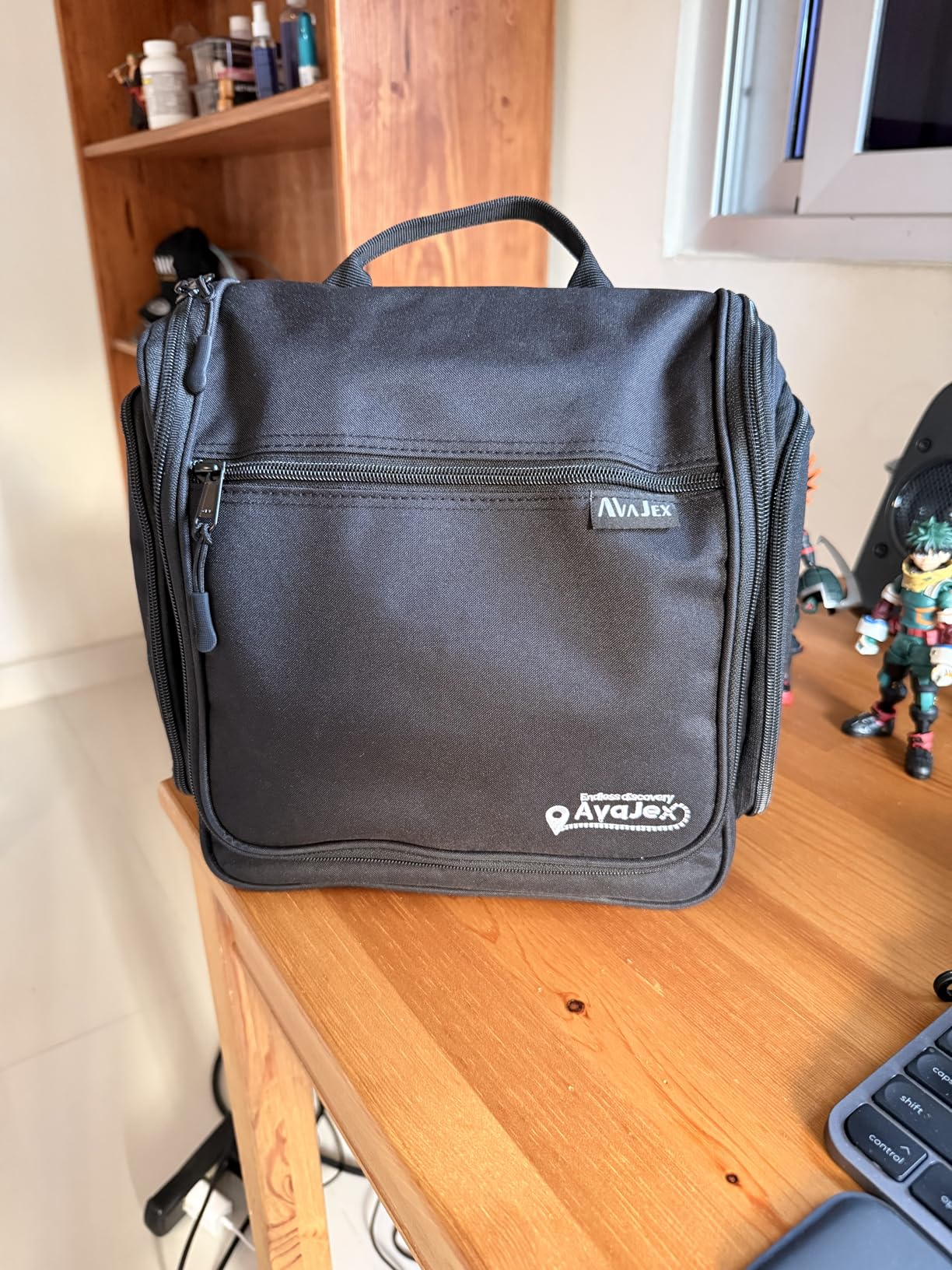 Travel Toiletry Bag for Men and Women - Large Hanging Toiletry Organizer - Waterproof Hygiene Bag with Metal XXL Swivel Hook, with Sturdy Zippers and 19 Compartments for Toiletries, Makeup, Cosmetics customer photo 2