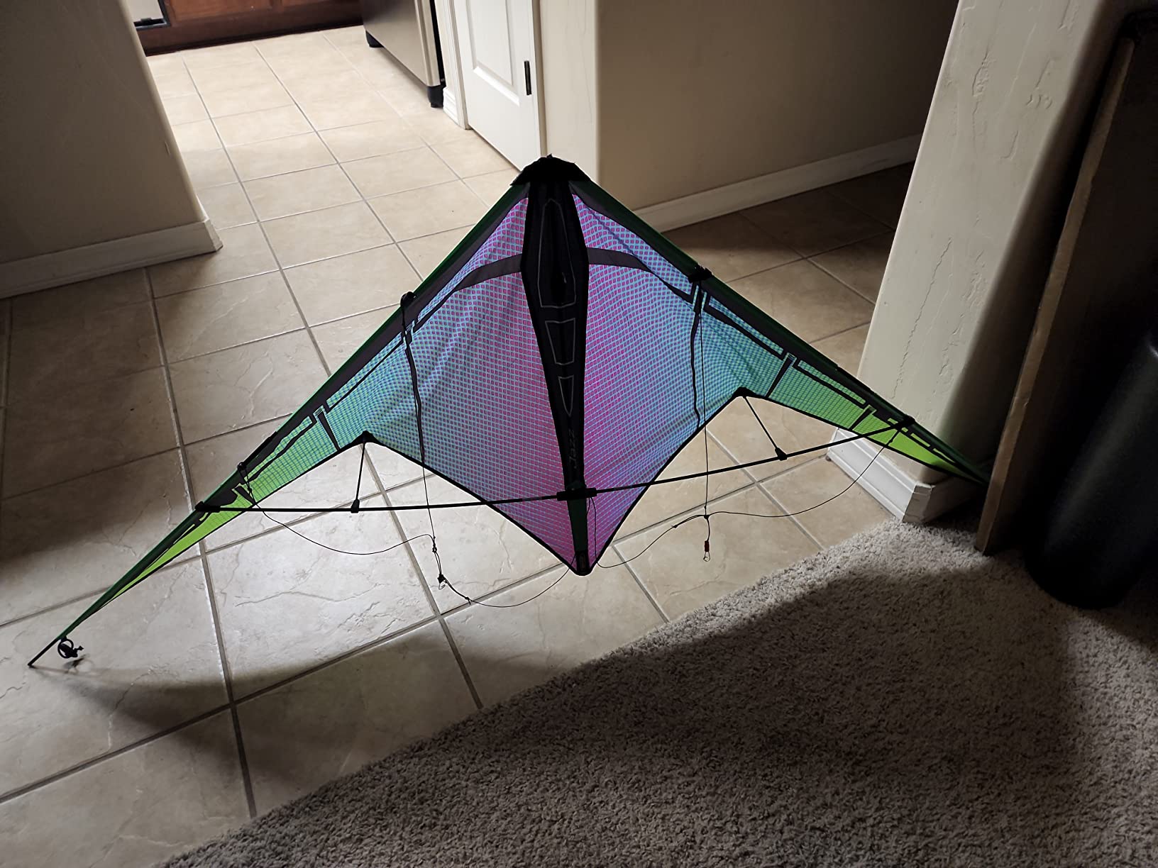 Jazz 2.0 Dual-line Sport Kite Ready to Fly with Flying Lines, Wrist Straps, Winder, Instructions, and Storage Bag customer photo 1