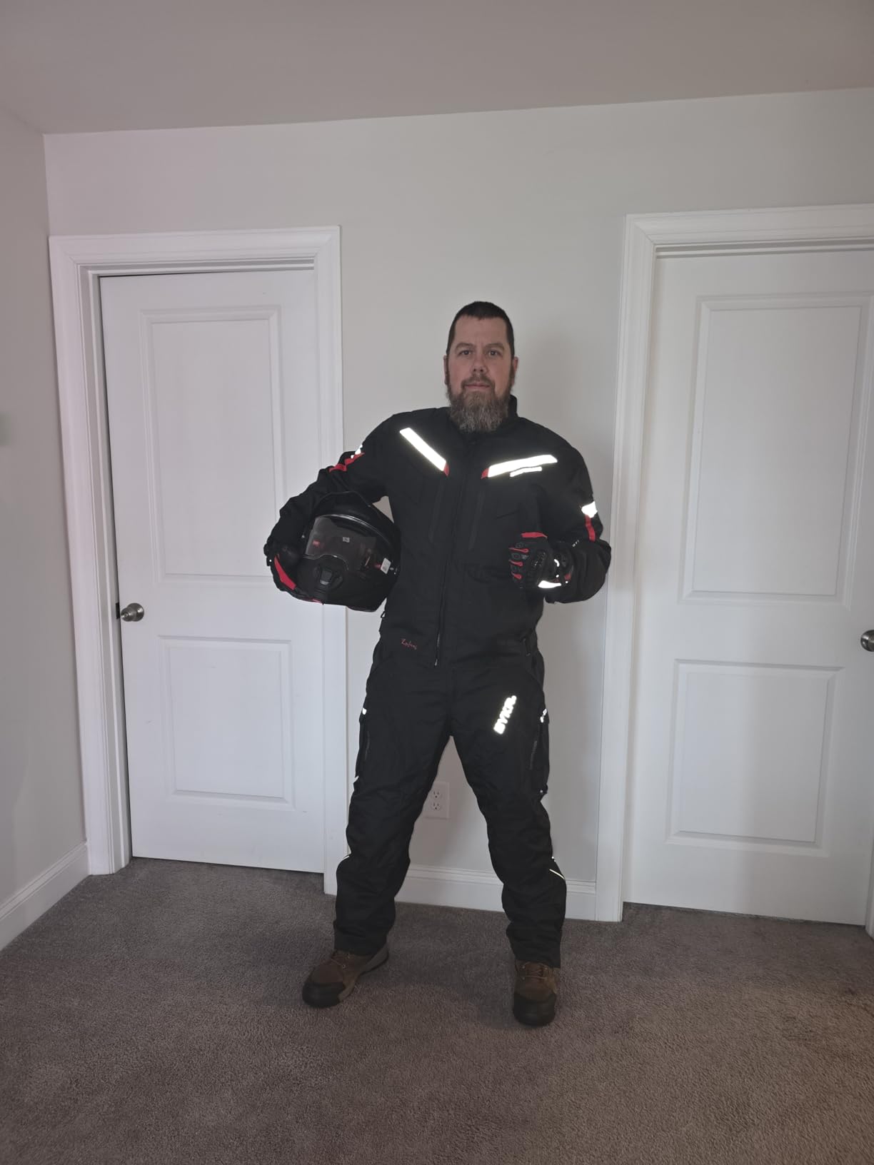 Zyxformis Motorcycle Jacket Motorbike Biker Waterproof Jackets Windproof Full Body Protective Gear Armoured Summer Winter for Men customer photo 1