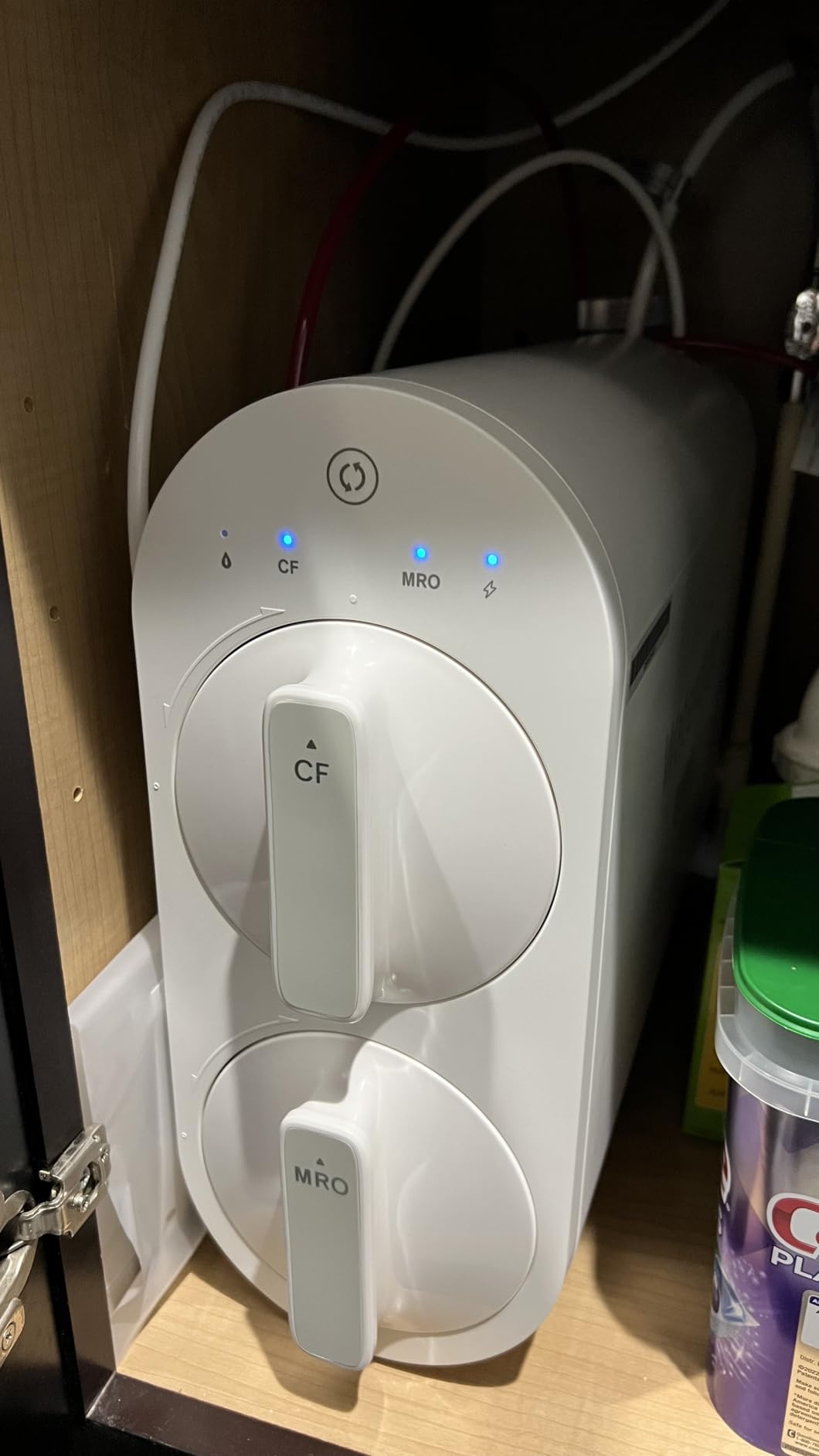 Waterdrop G2 Reverse Osmosis System, 7 Stage Tankless RO Water Filter System, Under Sink Water Filtration System, 400 GPD, 1:1 Pure to Drain, Reduces TDS, FCC Listed, USA Tech, WD-G2-W customer photo 1