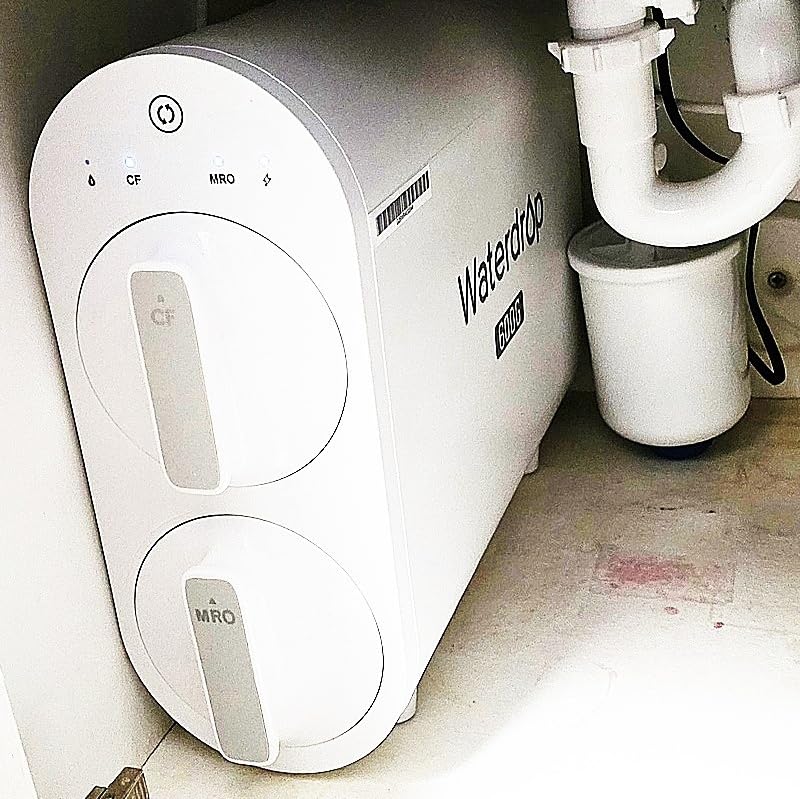 Waterdrop G2 Reverse Osmosis System, 7 Stage Tankless RO Water Filter System, Under Sink Water Filtration System, 400 GPD, 1:1 Pure to Drain, Reduces TDS, FCC Listed, USA Tech, WD-G2-W customer photo 2