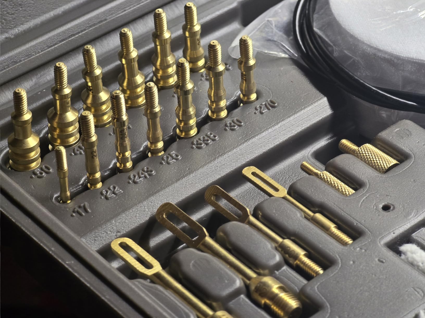 GLORYFIRE Elite Gun Cleaning Kit, Handgun Shotgun Pistol Universal Cleaning Kit with All Brass High-end Brushes, Jags, Reinforced and Lengthened Rods customer photo 1
