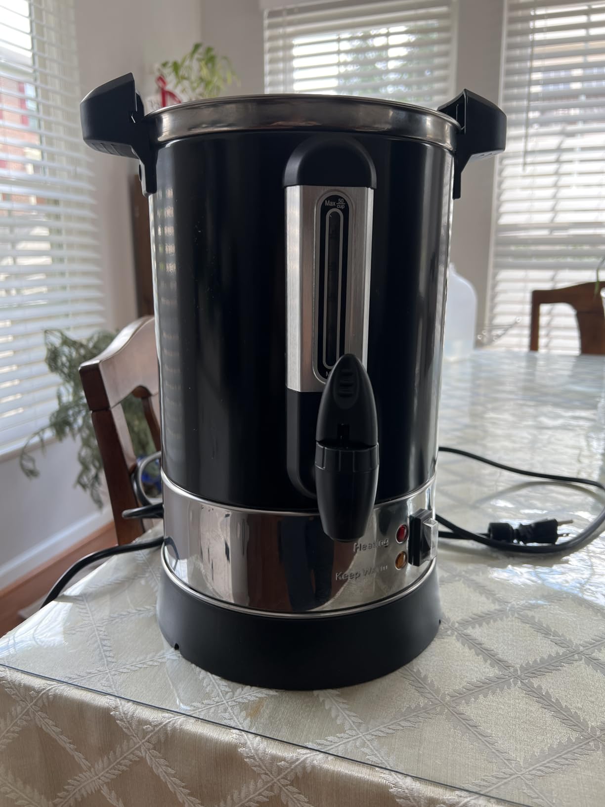 Zulay Commercial Grade 100 Cup Coffee Maker Hot Water Urn - Large Percolator Pot Dispenser With Double-Wall Stainless Steel, Quick Brew, Stays Hot for Tea & Beverage at Events & Catering - Silver customer photo 1