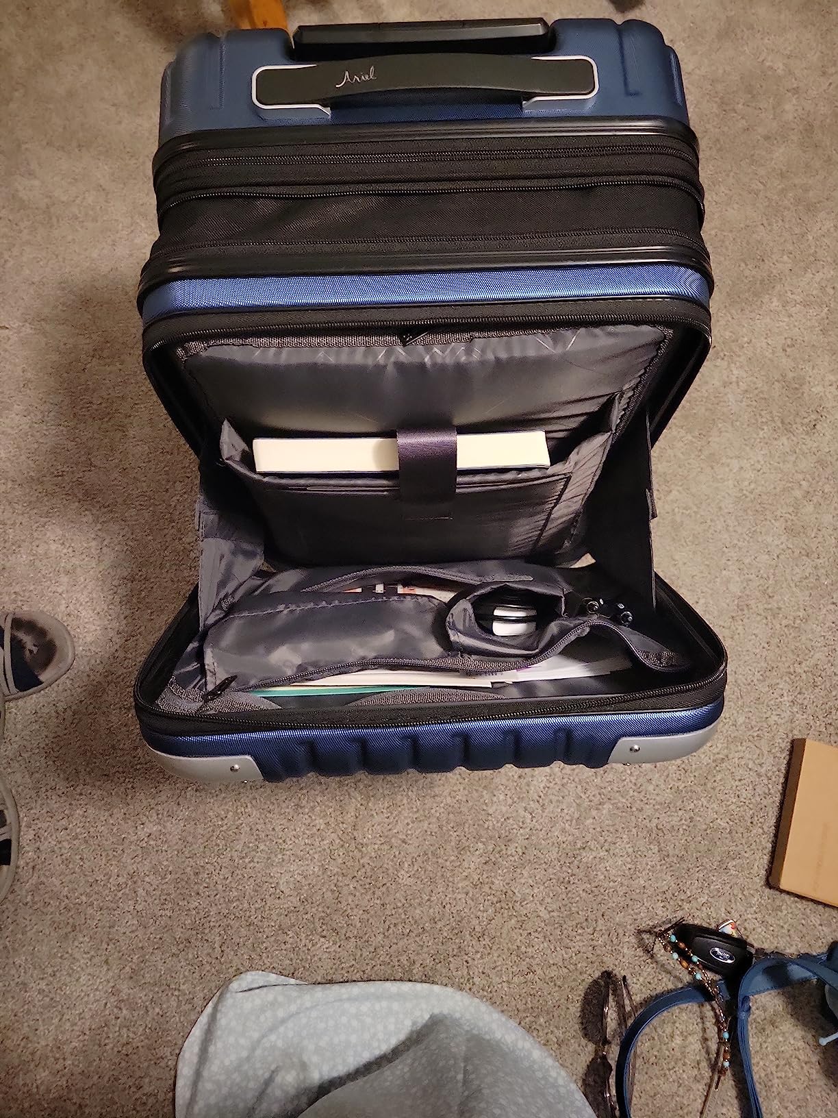 LEVEL8 Carry on Luggage Airline Approved, 20“ Expandable Carry on Suitcase customer photo 2