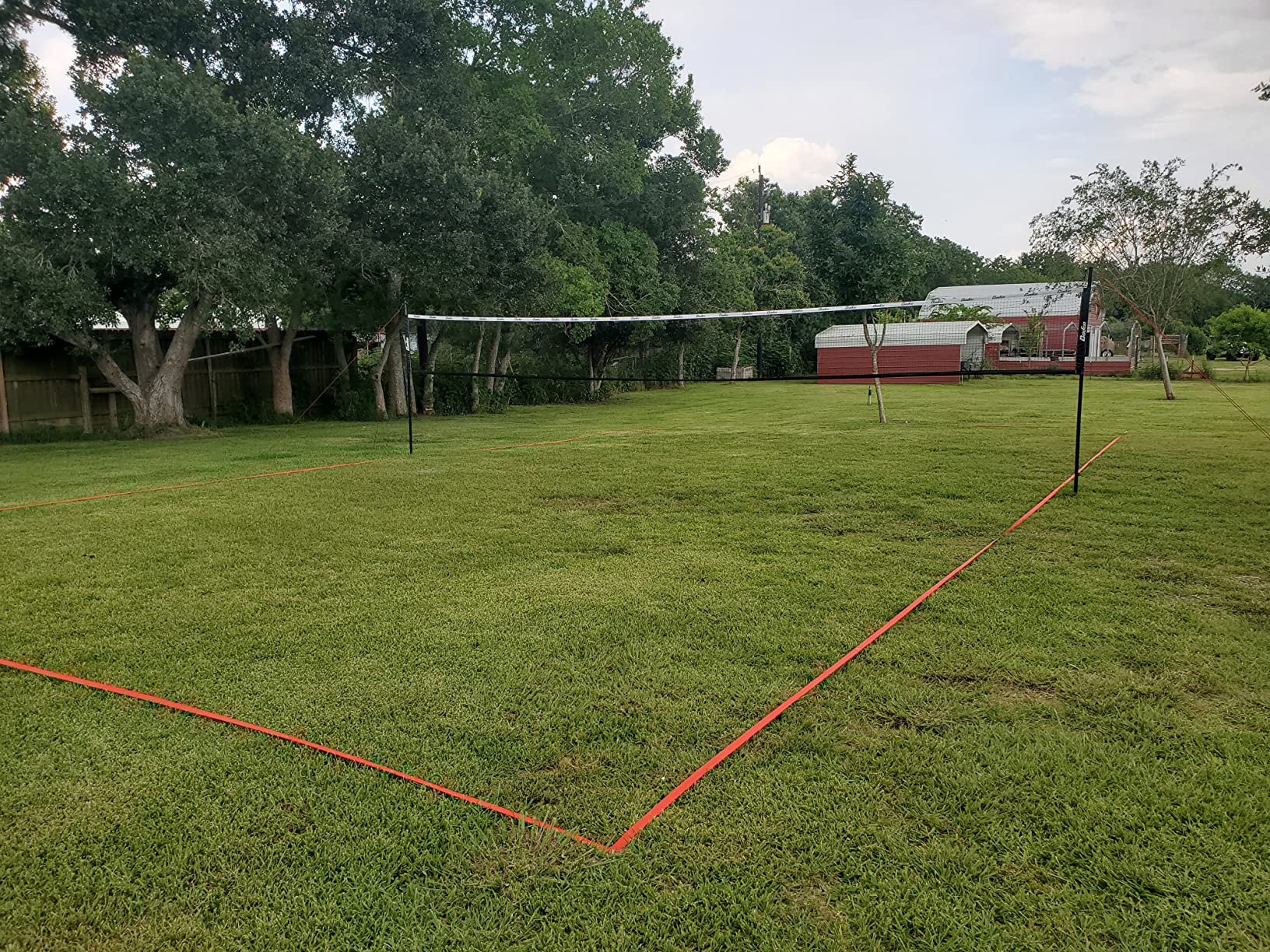 Baden Champions Volleyball/Badminton Portable Combo Set, 4 Raquets + 3 Birdies + Boundary + Volleyball + Pump + Carry Bag customer photo 2