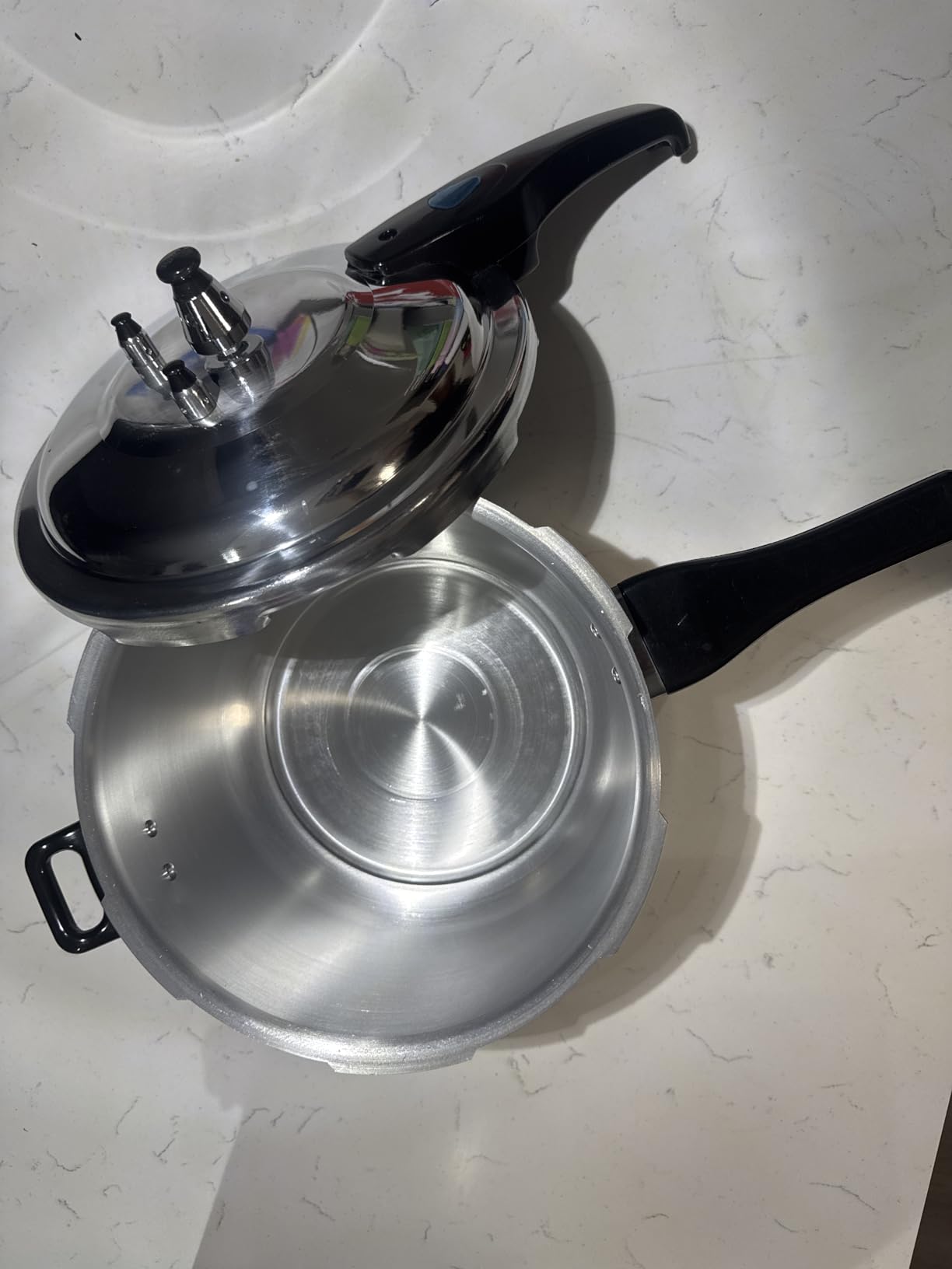 Barton 6.0 Quart Pressure Cooker Pot Release Valve Aluminum Canning Cooker Pressure Release Pot Stove Top Instant Fast Cooking Stovetop Pressure Canner Pot Gas Stoves, (5.67L) customer photo 2