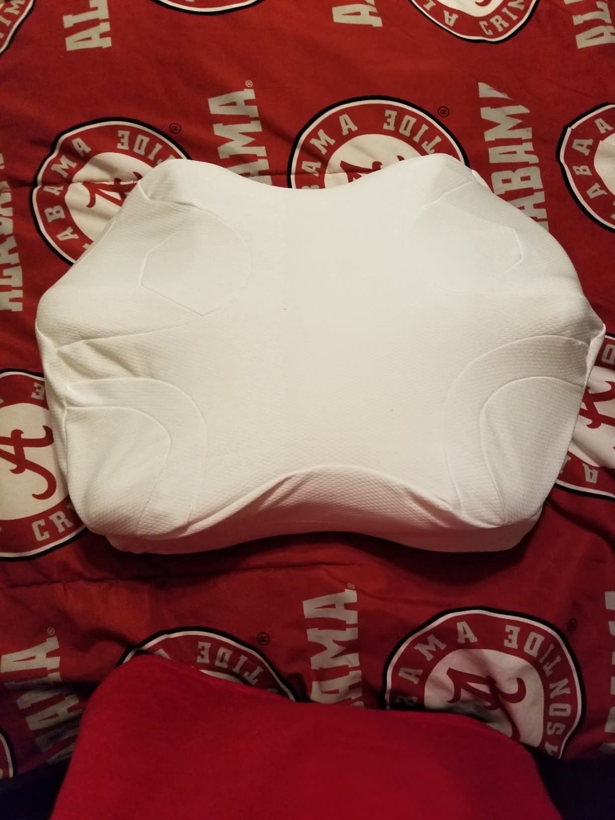 Lunderg CPAP Pillow for Side & Back Sleepers - Memory Foam with Adjustable Height - 2 Pillowcases Included - Reduce Air Leaks & Mask Pressure for Better Sleep customer photo 2